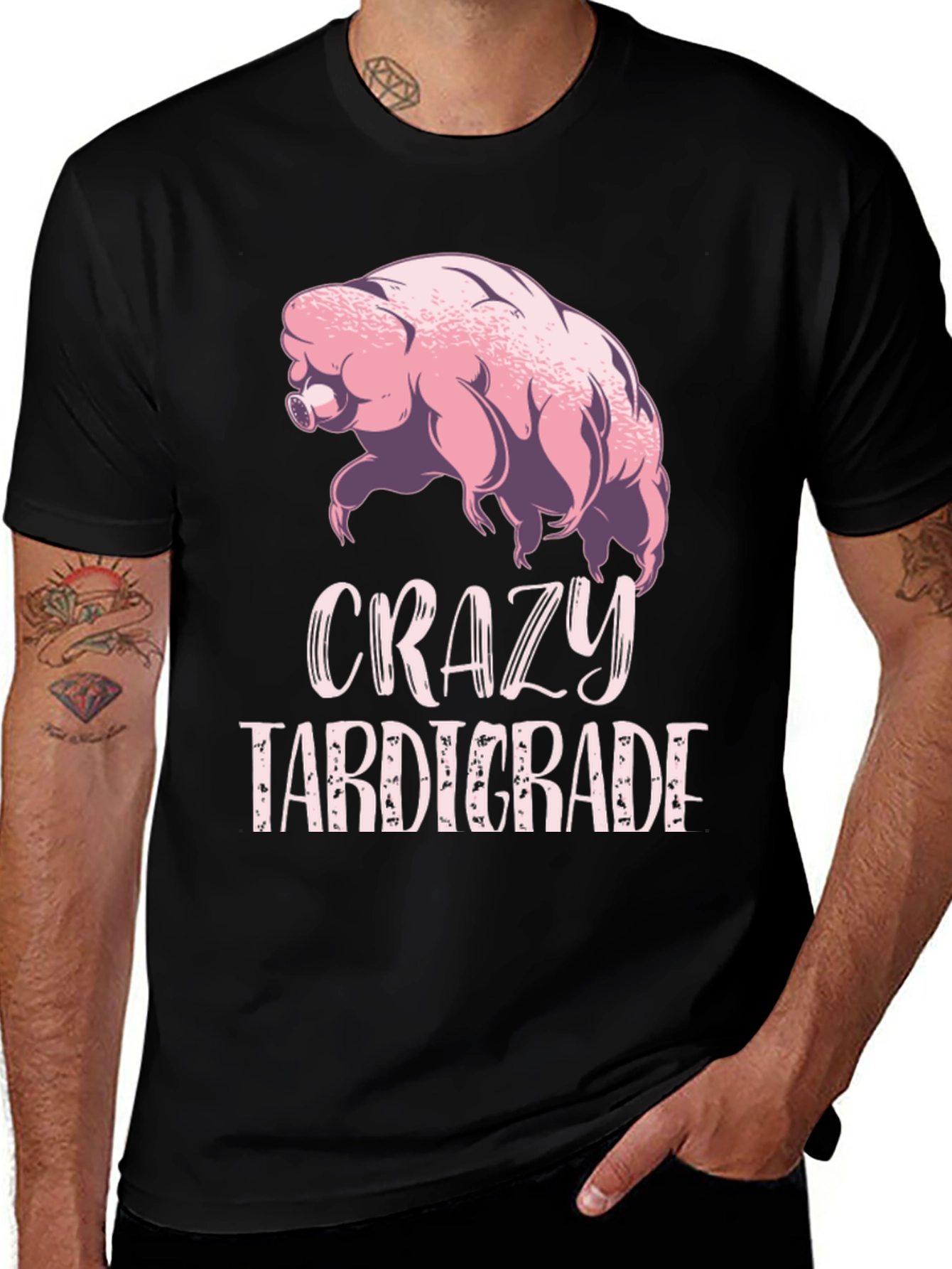 Crazy Tardigrade Graphic T-Shirt - Water Bear Tee