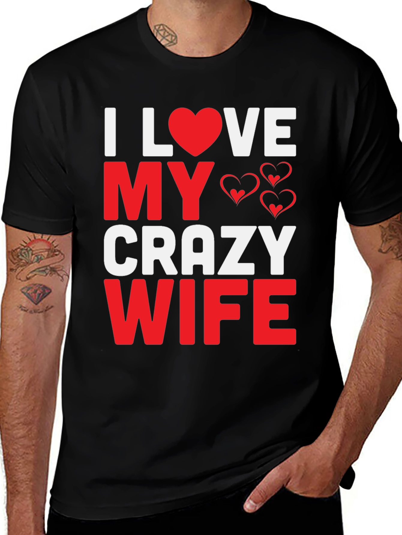Variant 7 of I Love My Crazy Wife Graphic Tee