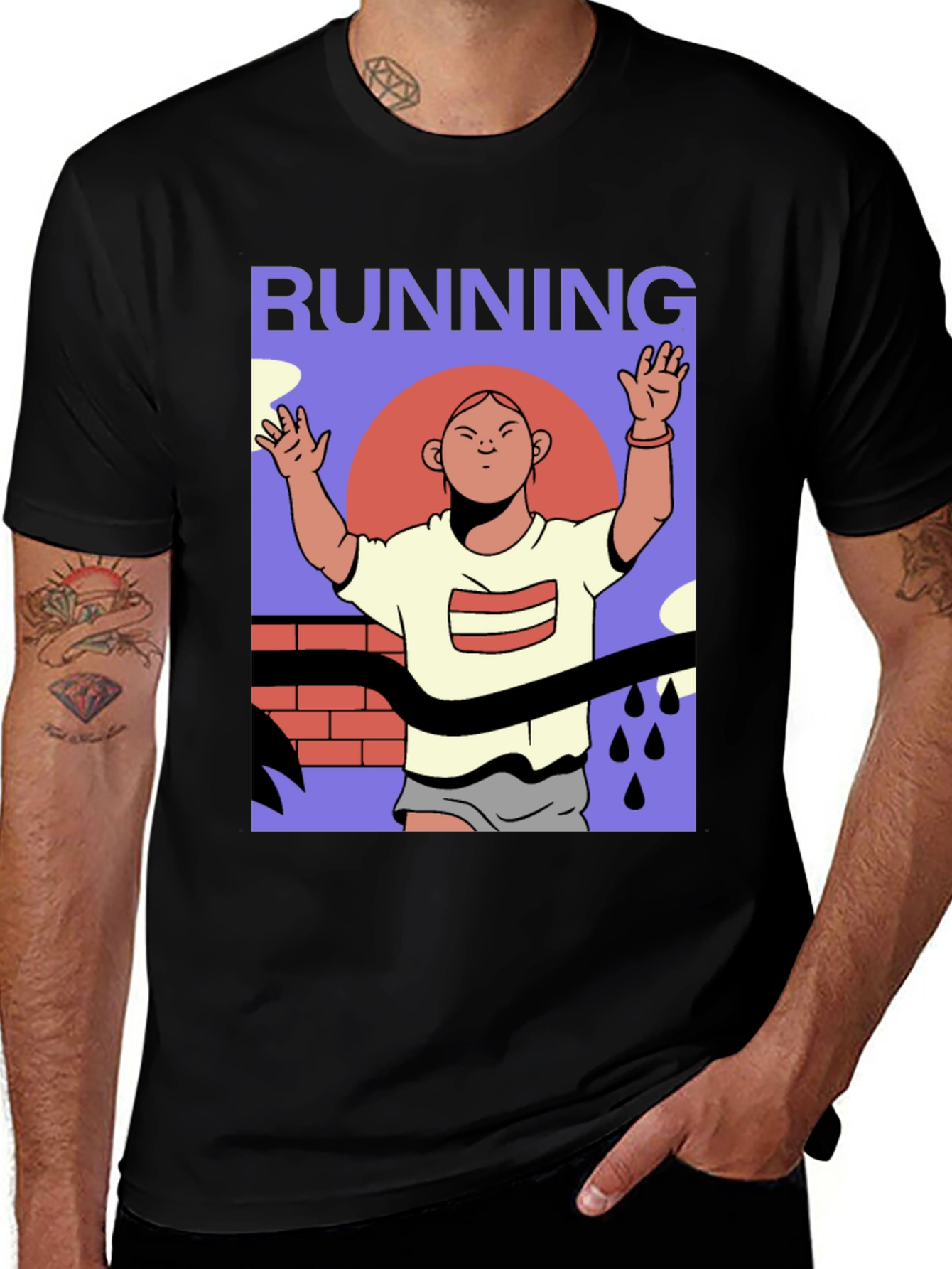 Variant 29 of Runner's Victory T-Shirt - Graphic Tee