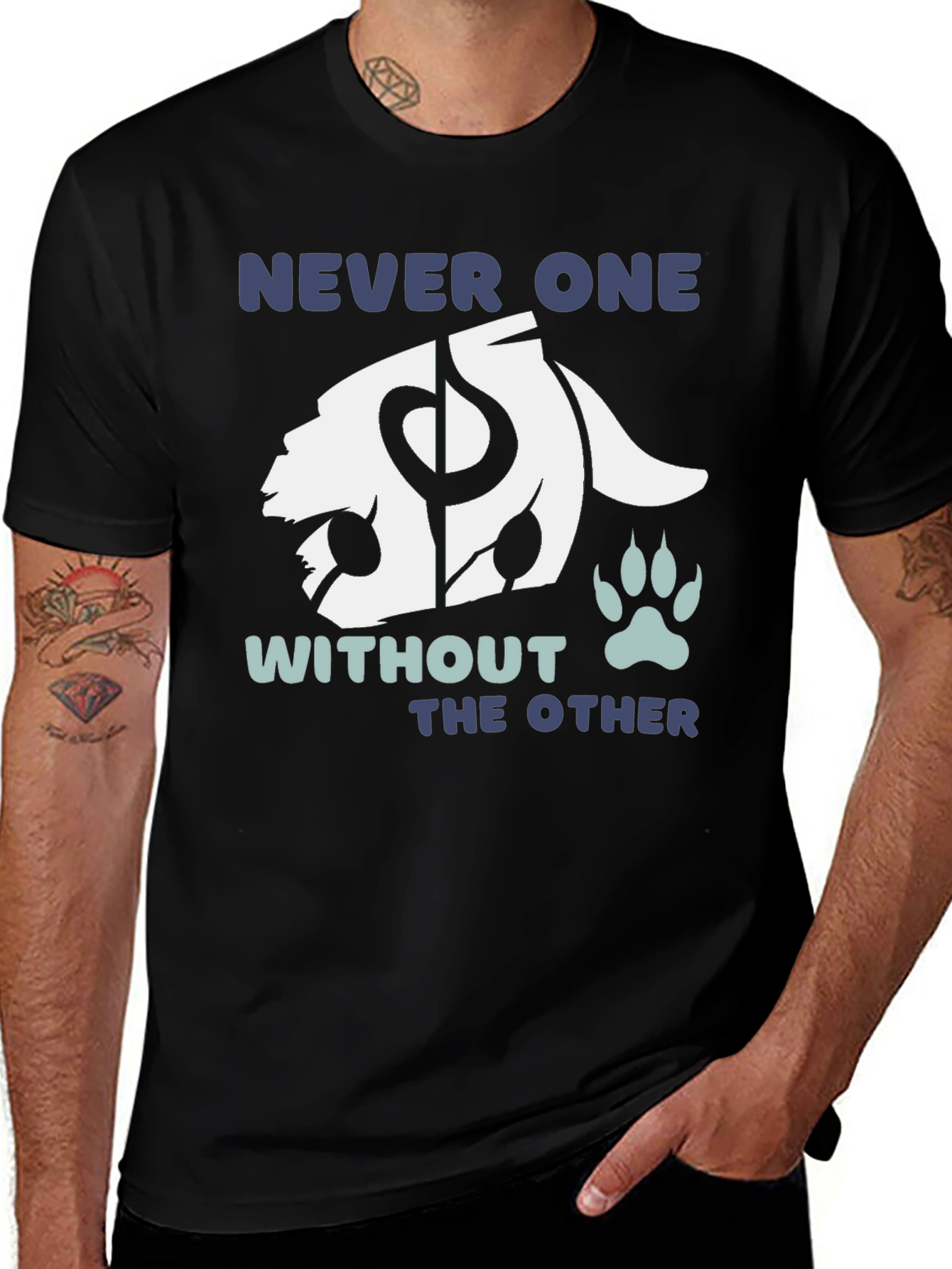 Kindred Inspired Graphic Tee - Never One Without the Other