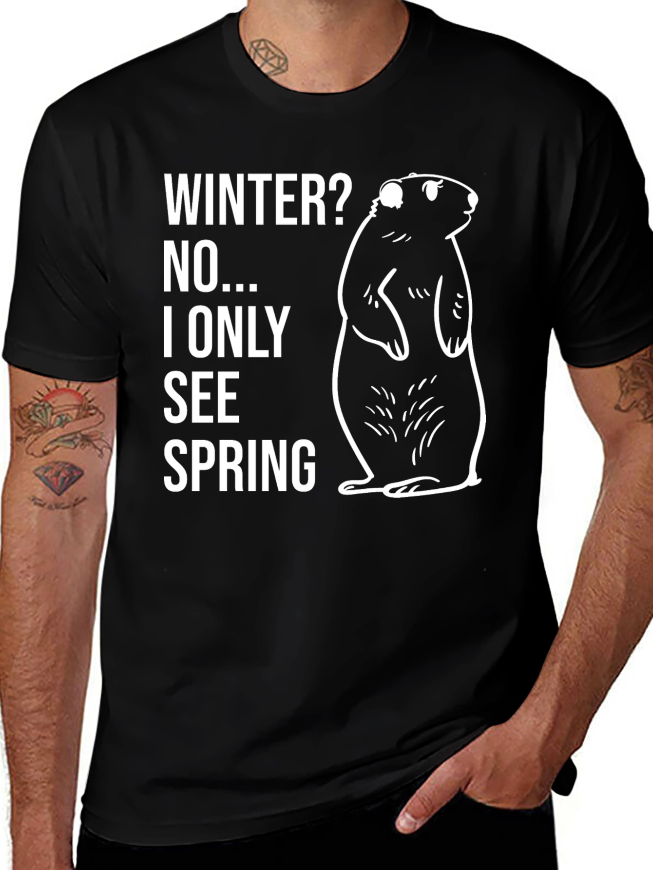 Variant 3 of Winter? No...I Only See Spring Men's T-Shirt