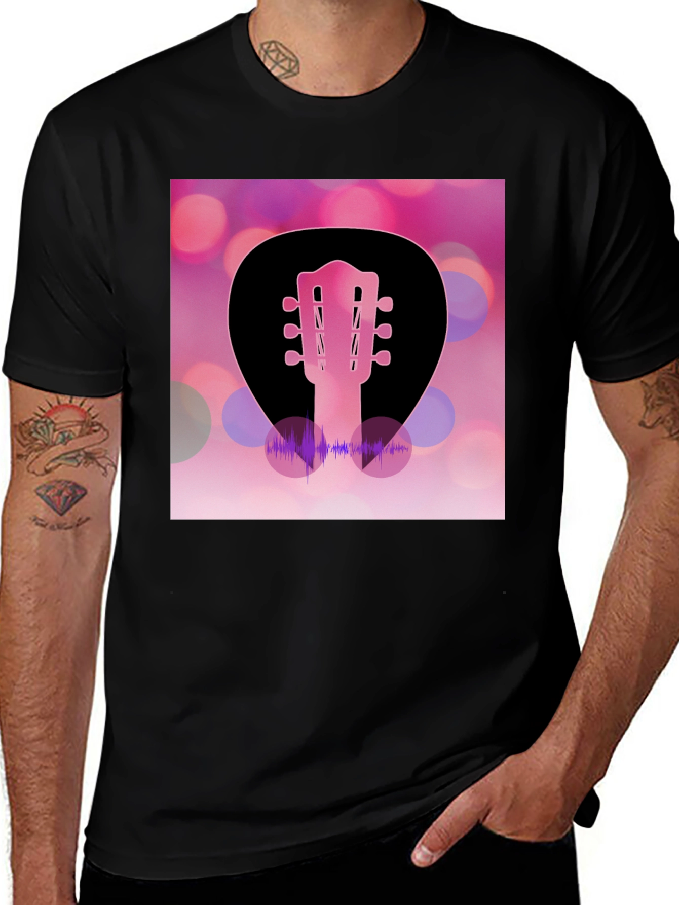 Guitar Pick Graphic Tee