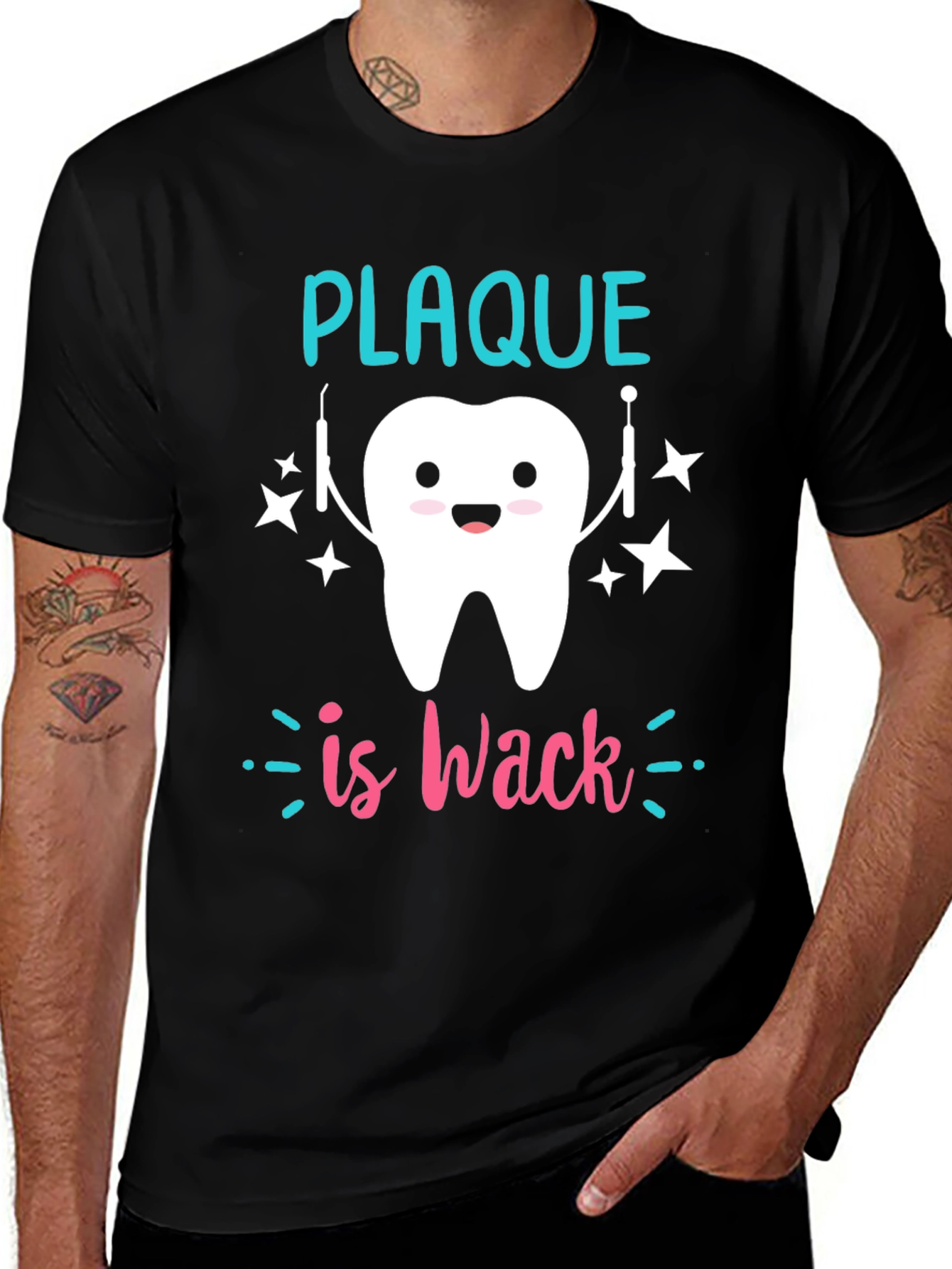 Plaque is Wack T-Shirt Funny Dentist Tee