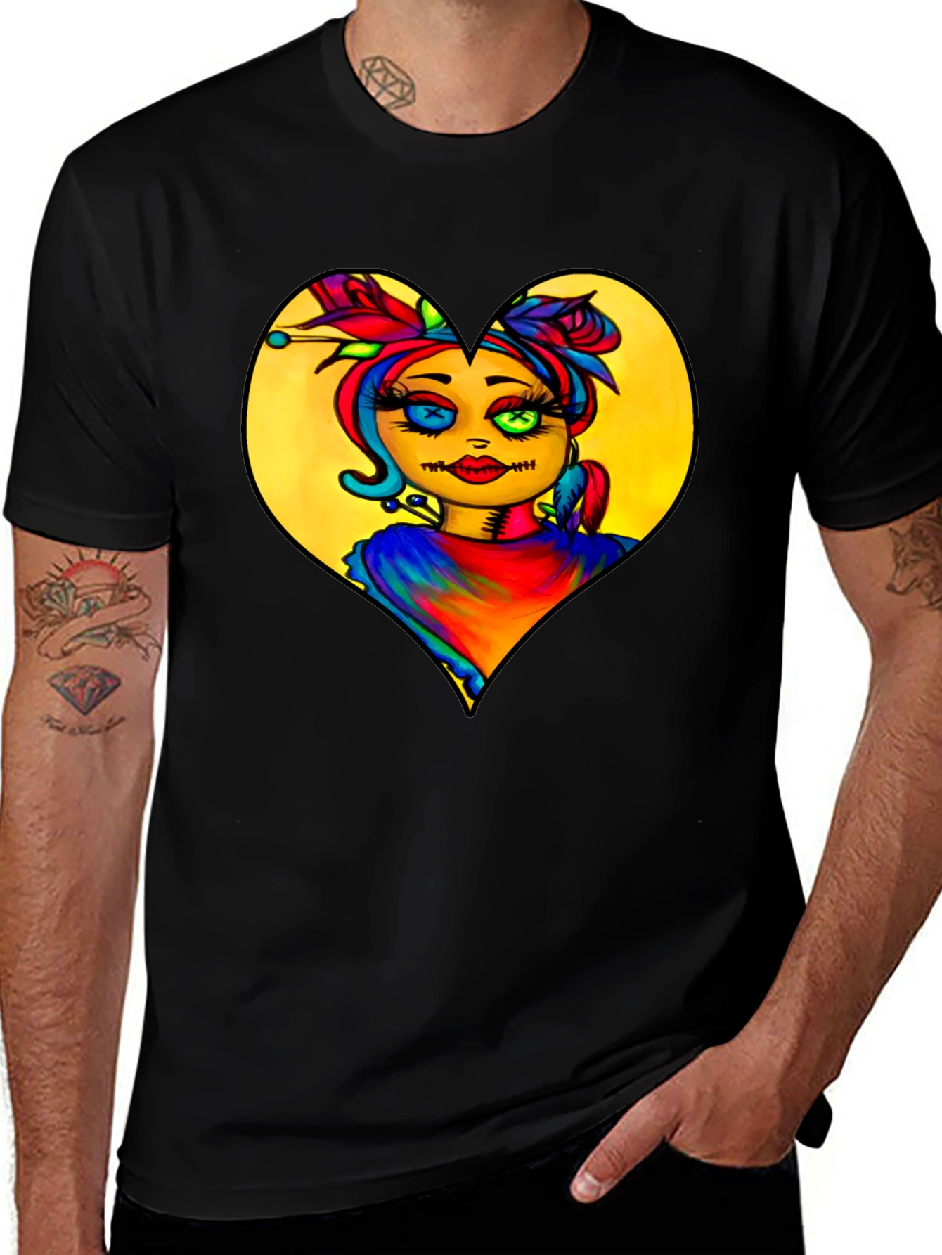 Variant 20 of Heart Doll Graphic T-Shirt