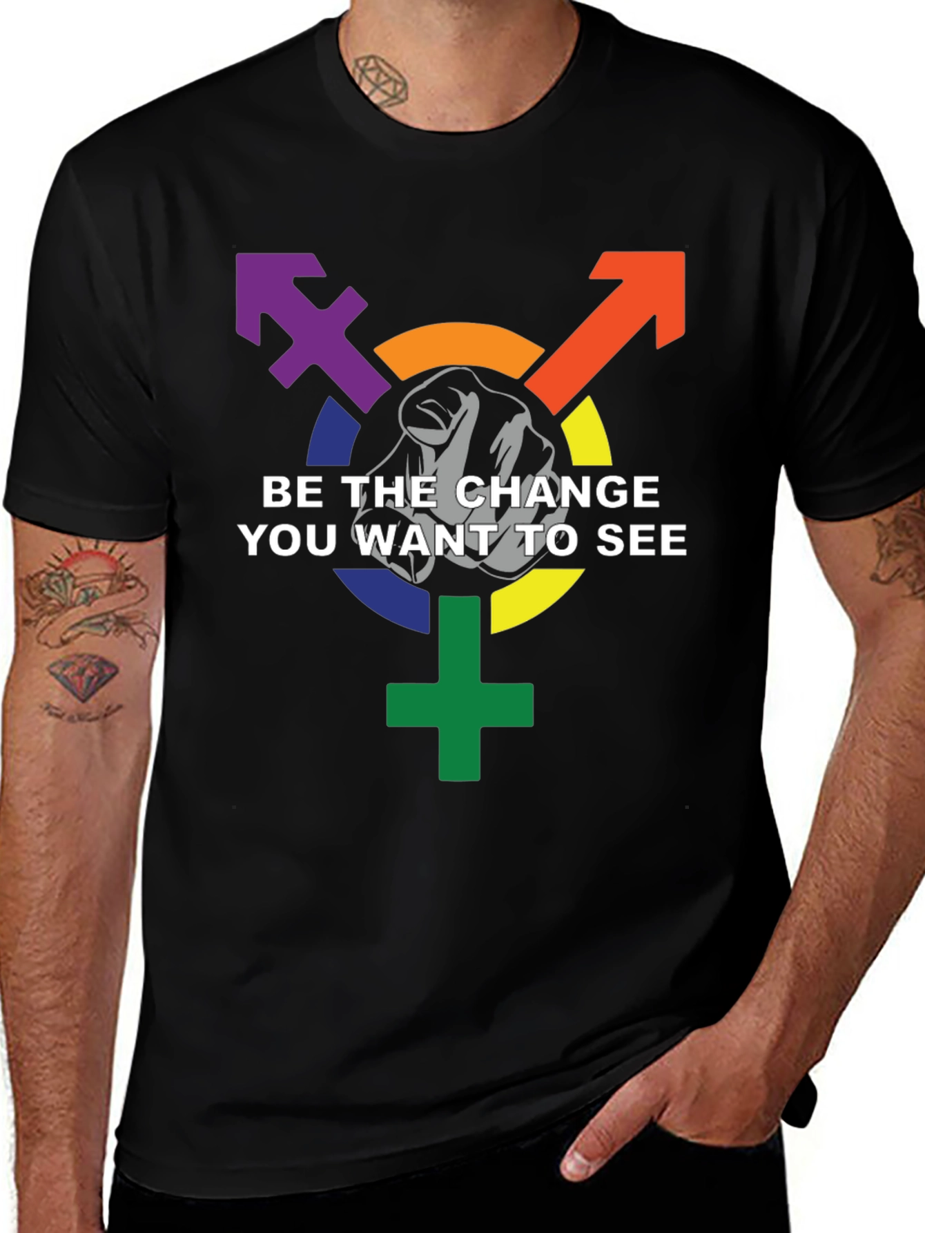 Be the Change Graphic T-Shirt