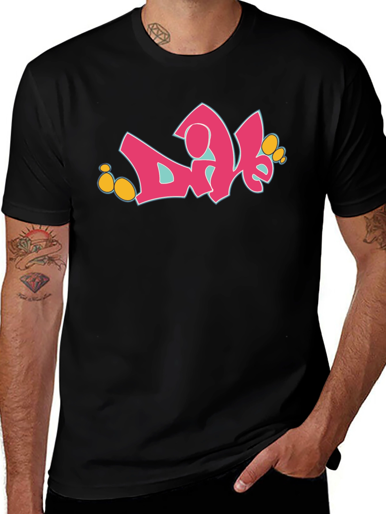 Variant 25 of Funky Graffiti Graphic Tee - Cool Streetwear Style