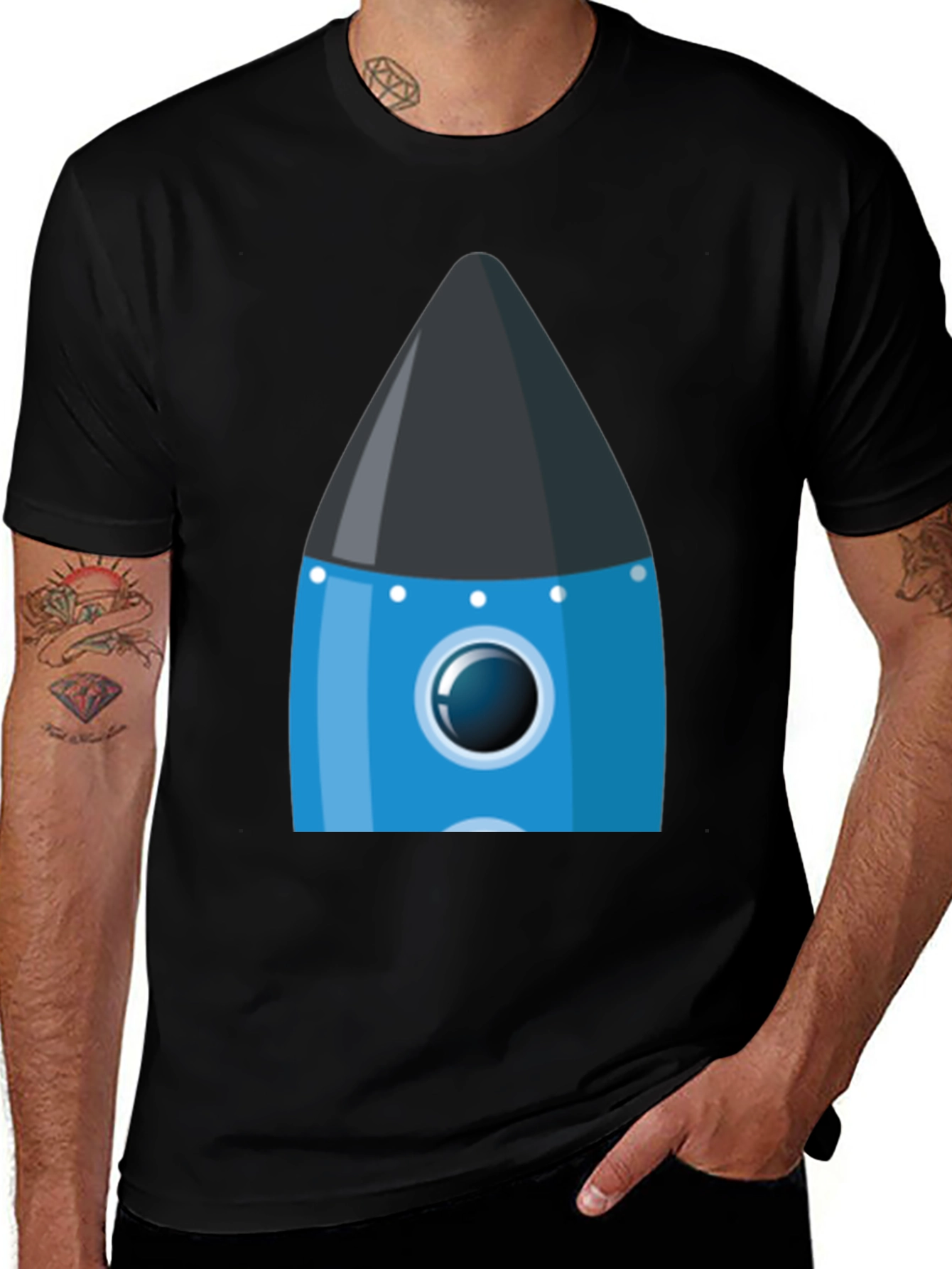 Variant 20 of Rocket Ship T-Shirt - Blast Off in Style!