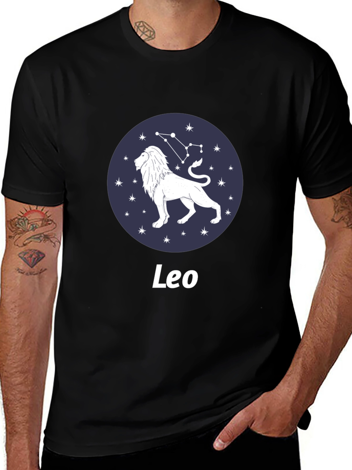 Leo Zodiac T-Shirt - Constellation Design