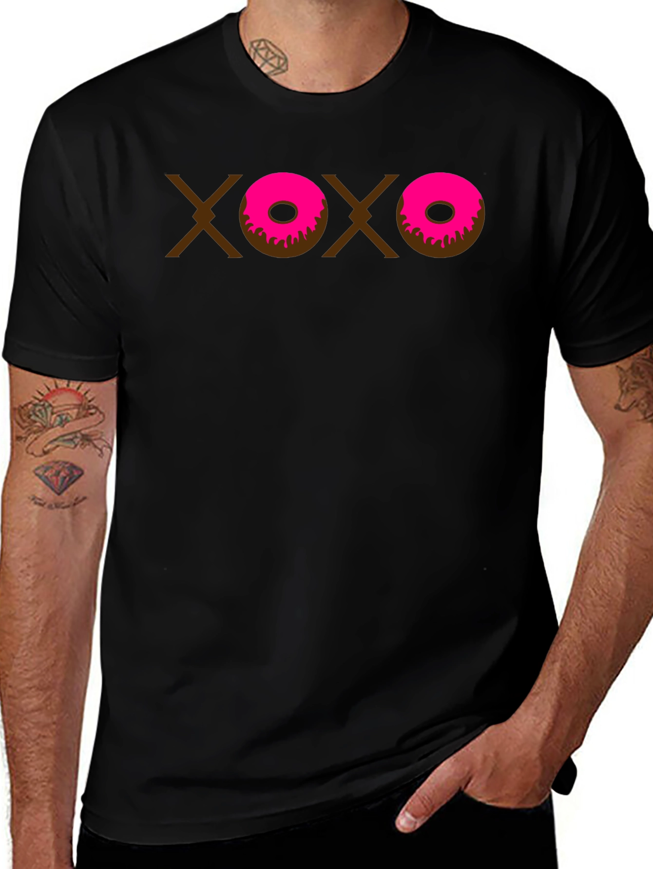 XOXO Doughnut T-Shirt - Hugs and Donuts!