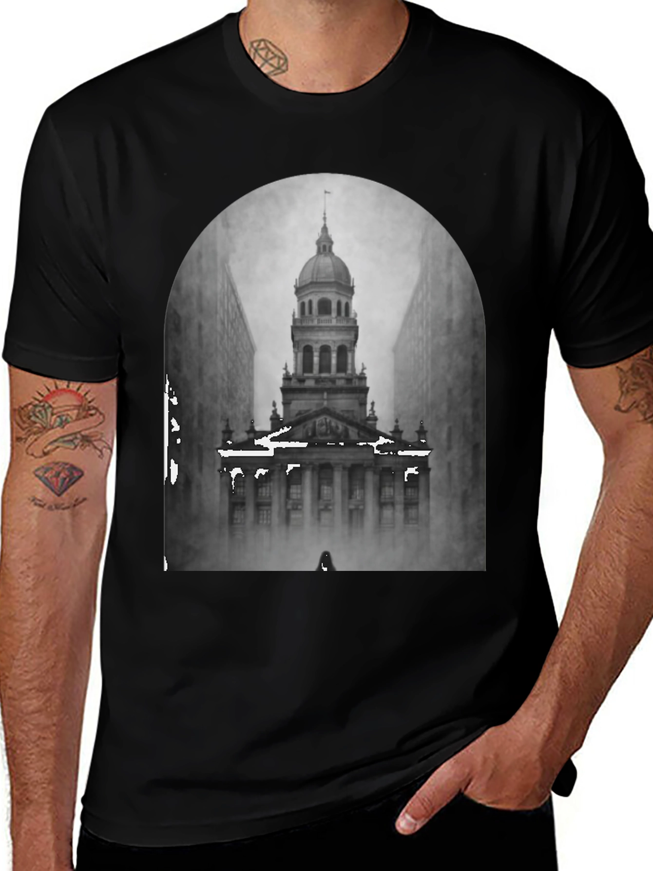 Variant 18 of Dark Architecture Tee