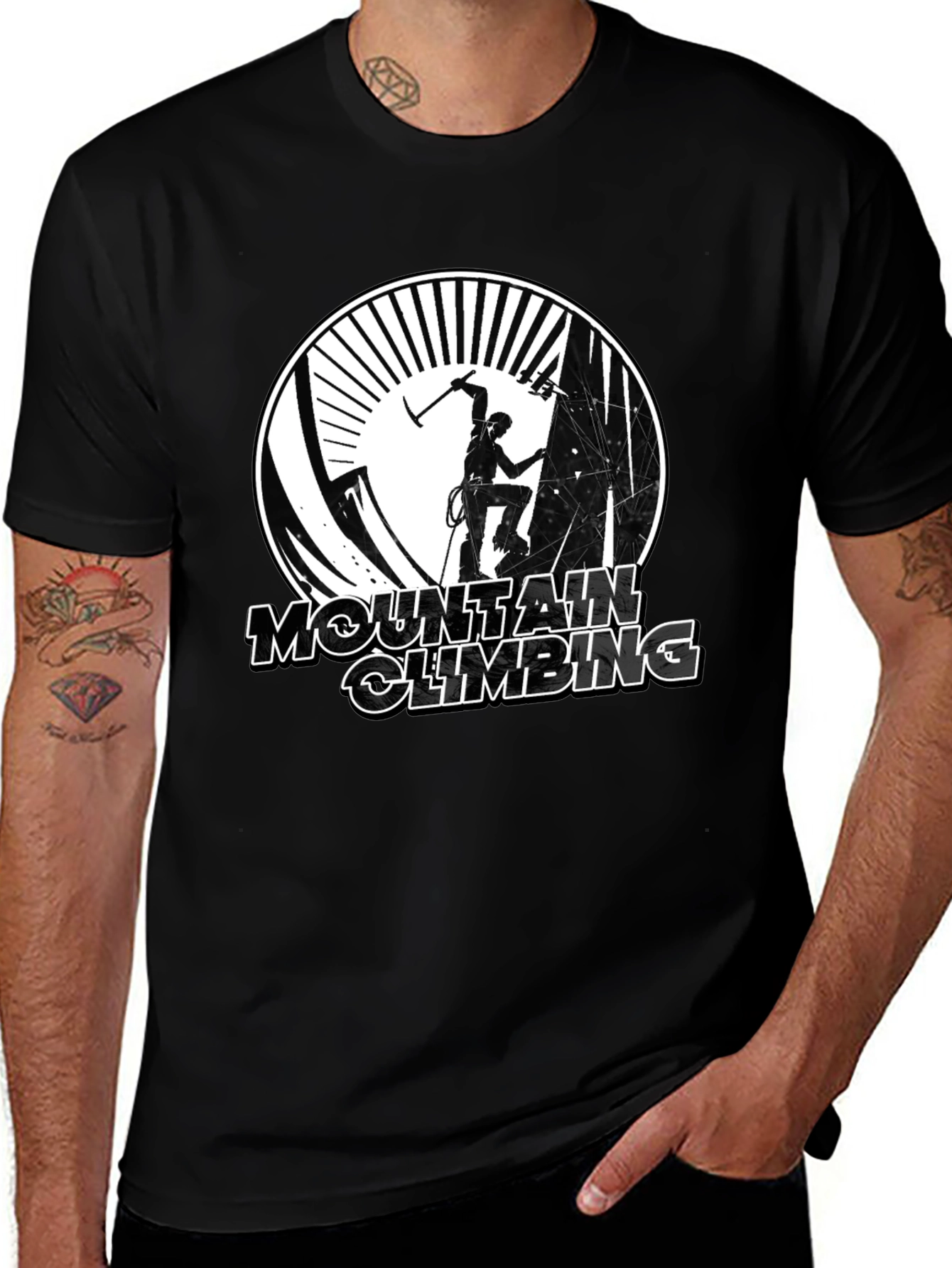 Variant 10 of Mountain Climbing Graphic T-Shirt