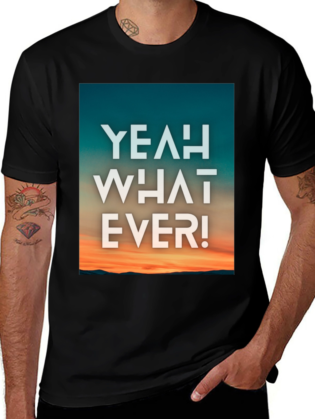 Variant 14 of Yeah Whatever! Graphic T-Shirt - Casual Style