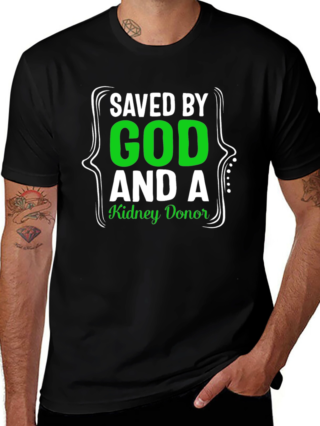 Saved By God and a Kidney Donor T-Shirt