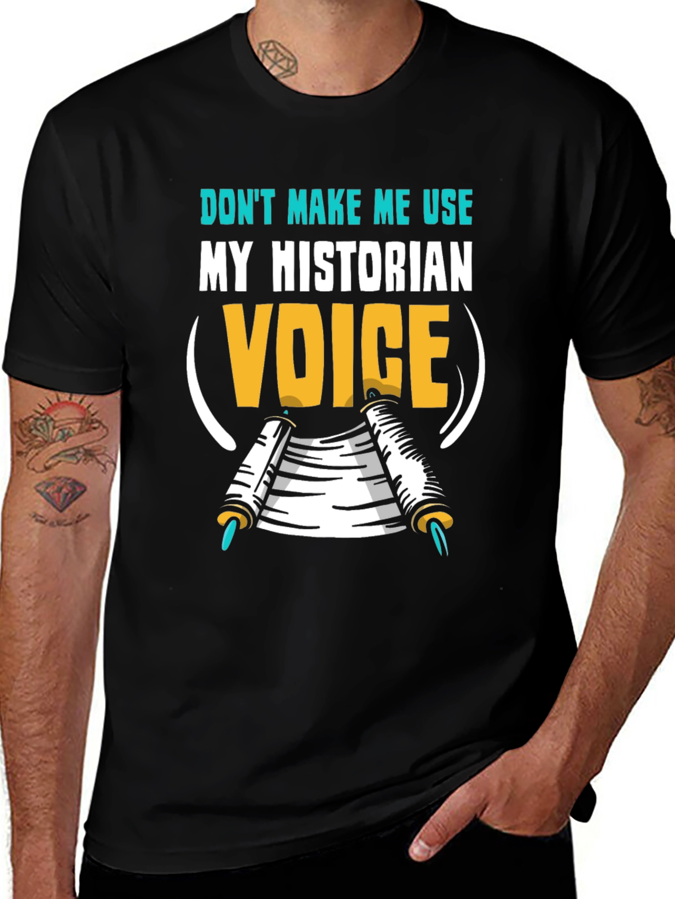 Variant 13 of Historian Voice Graphic T-Shirt
