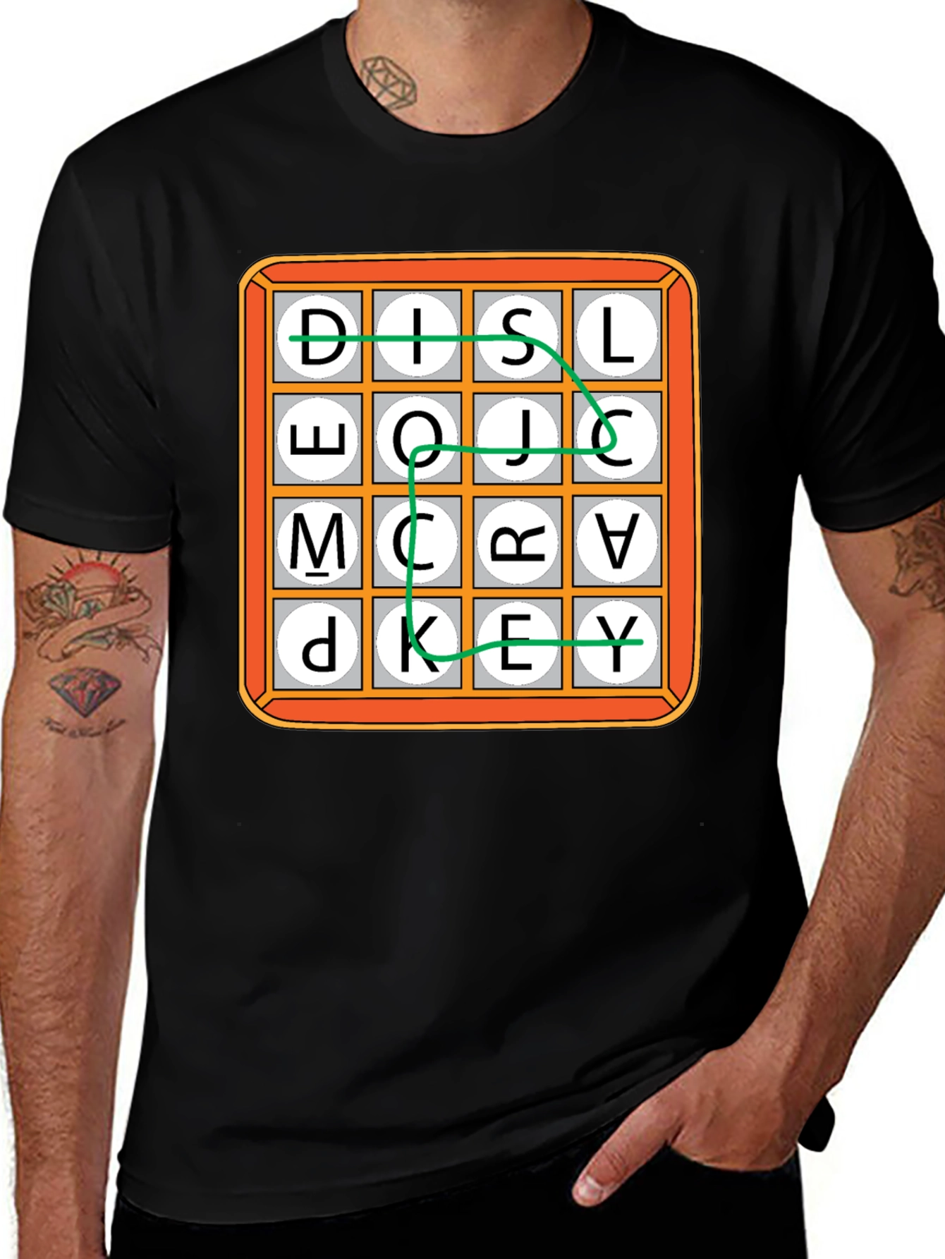 Word Search Graphic Tee
