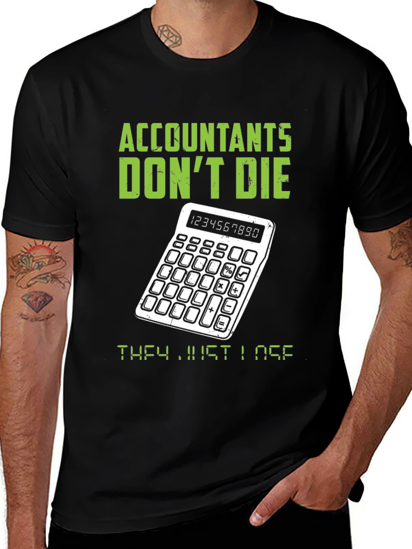 Black Accountants Don't Die T-Shirt main image