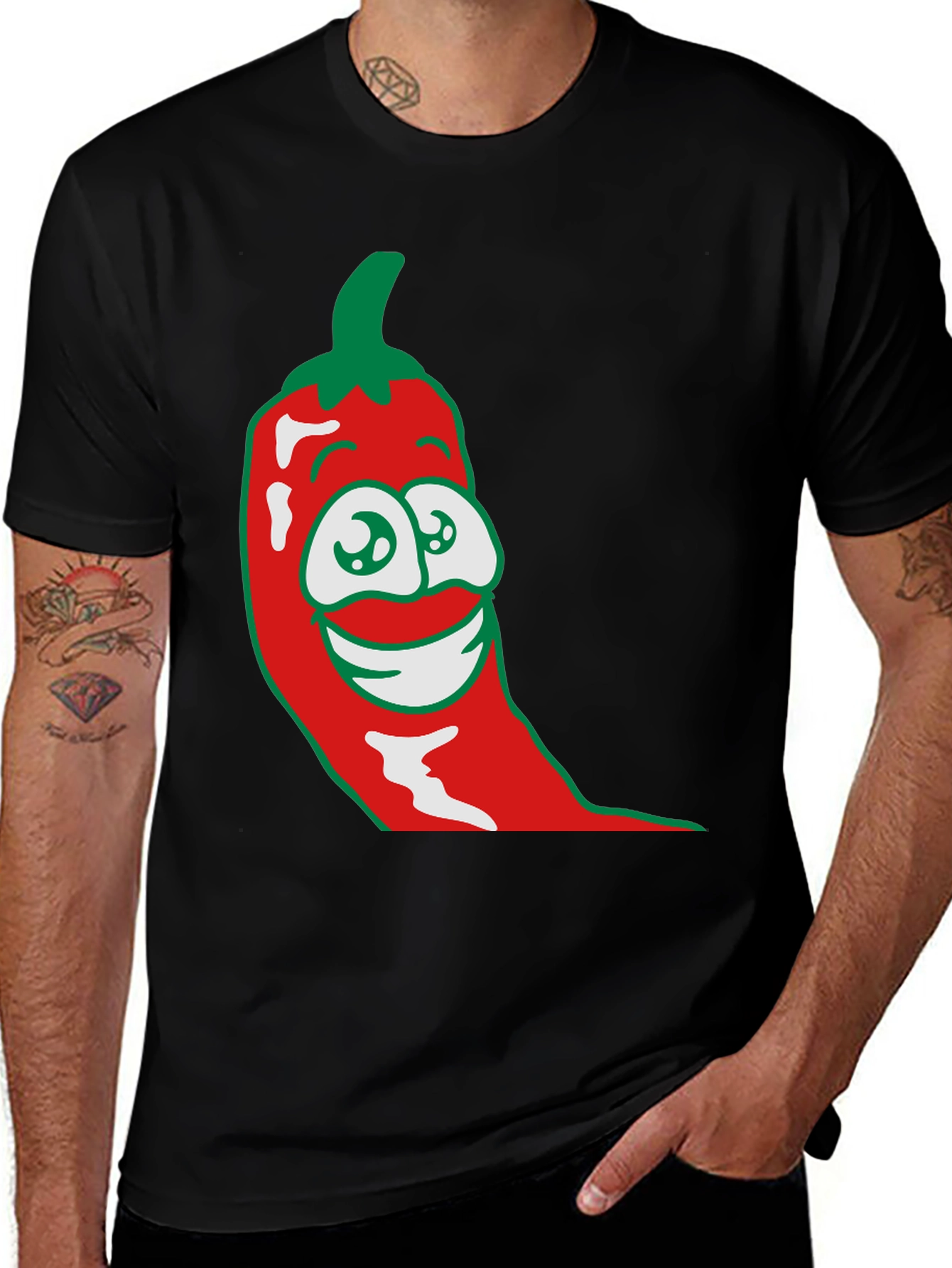 Variant 19 of Funny Chili Pepper Graphic Tee