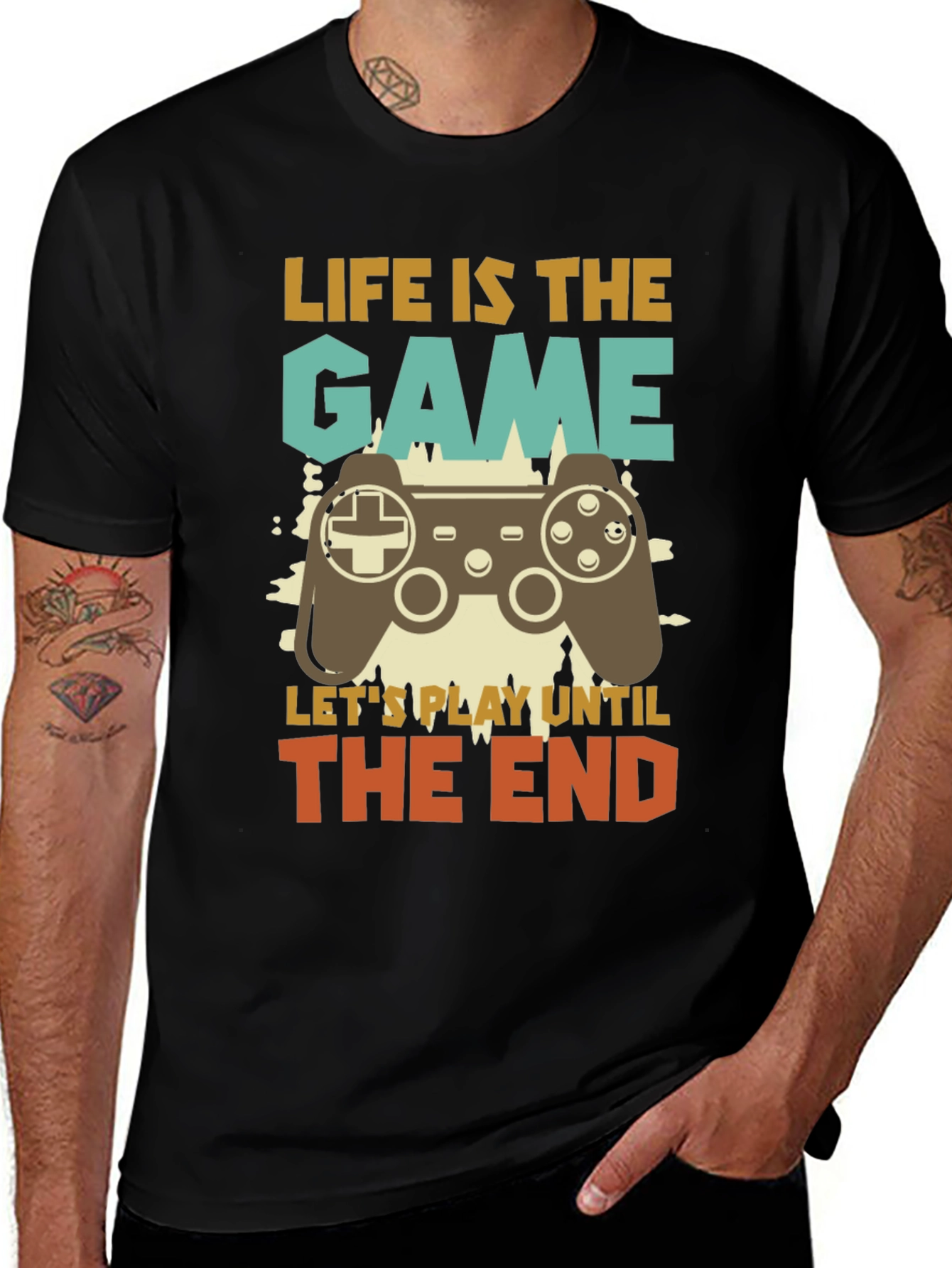 Variant 21 of Gamer T-Shirt - Life is the Game