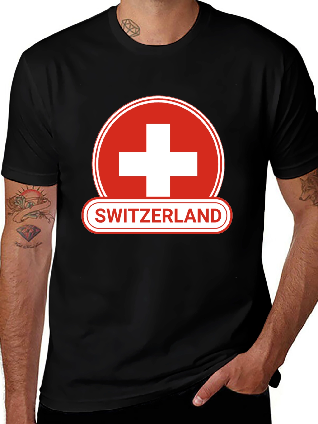 Switzerland Flag T-Shirt - Stylish Swiss Pride Tee
