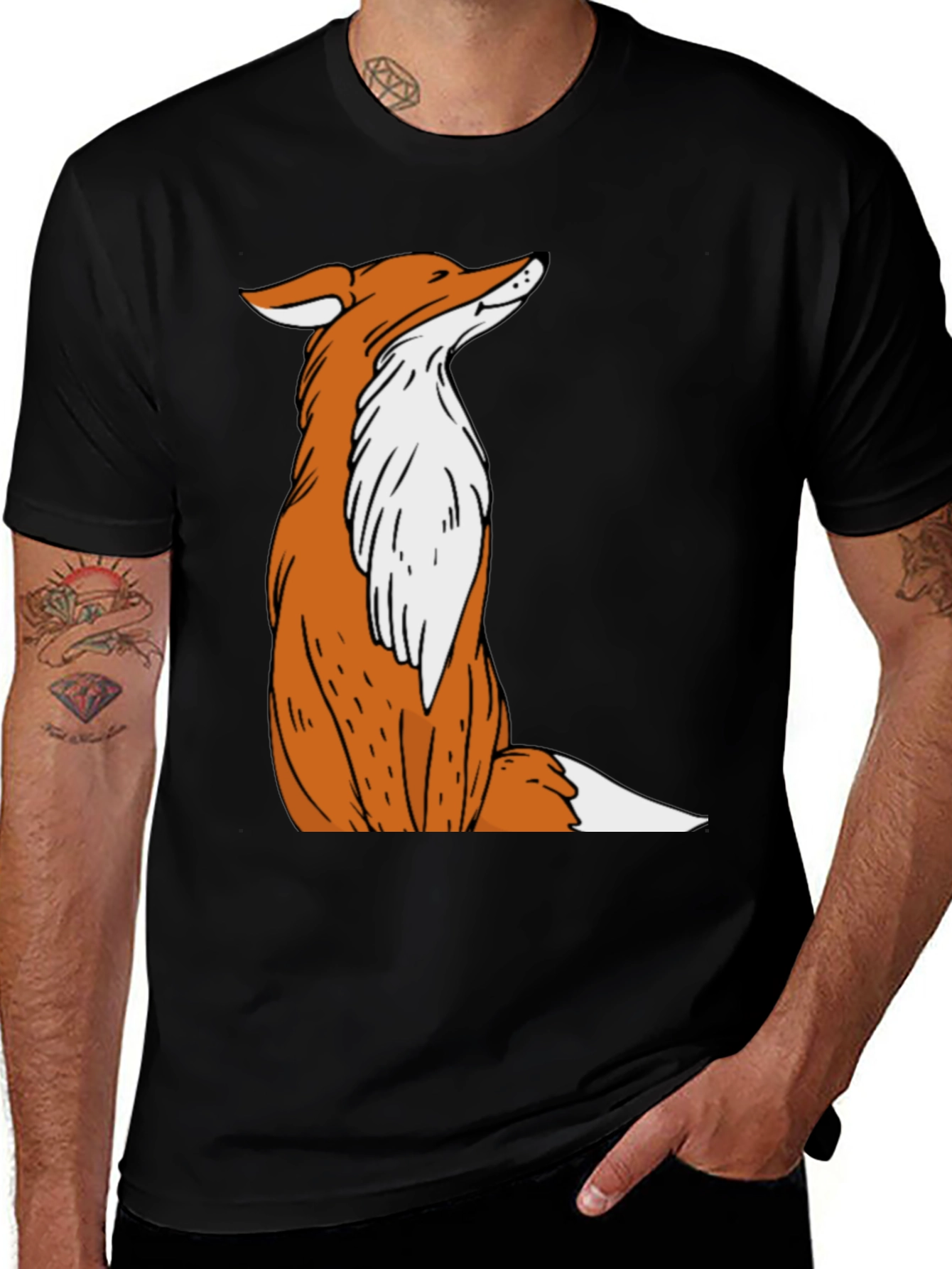 Variant 21 of Fox Graphic Tee - Cool & Casual