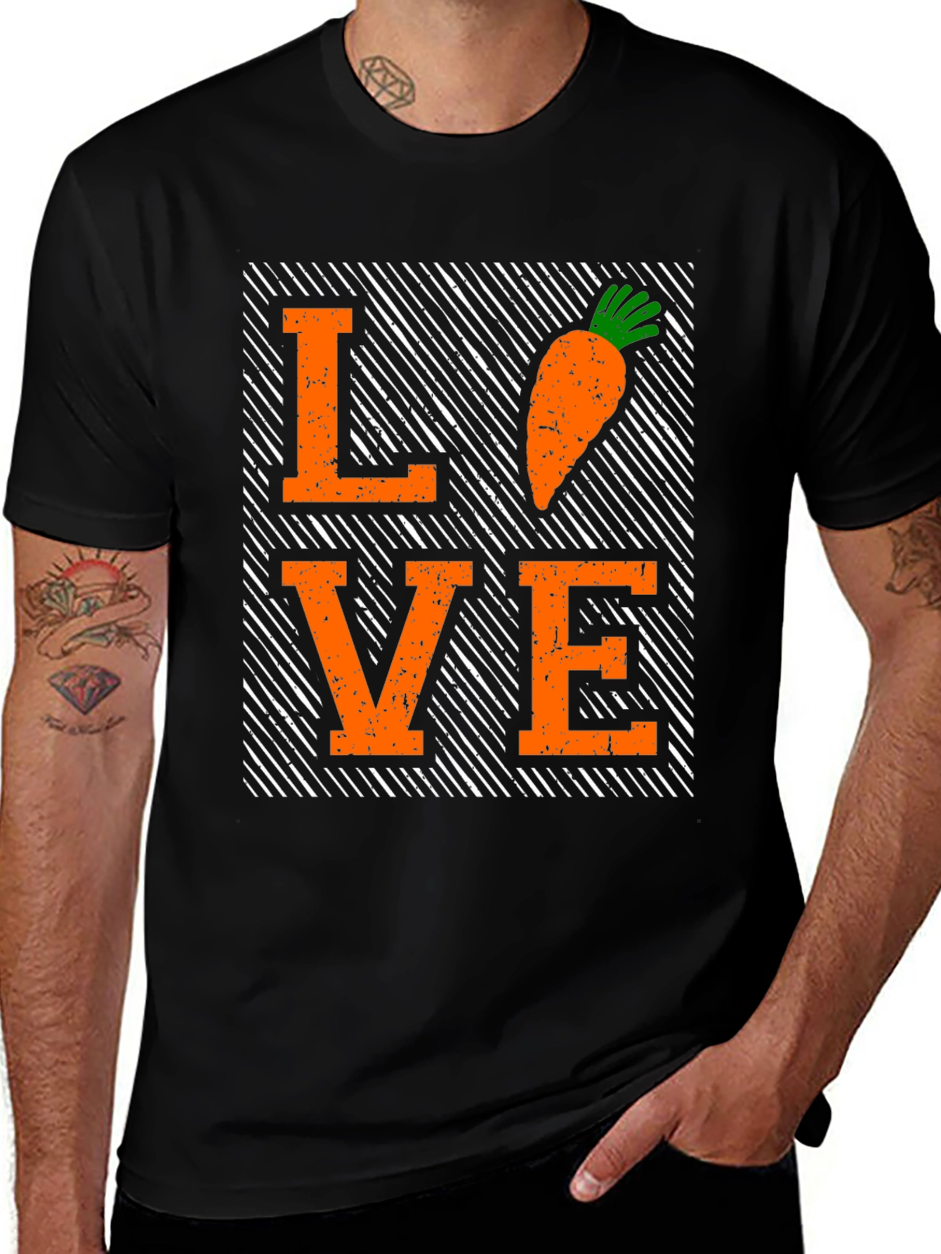 Variant 20 of Love Carrot Graphic Tee - Easter Rabbit T-Shirt