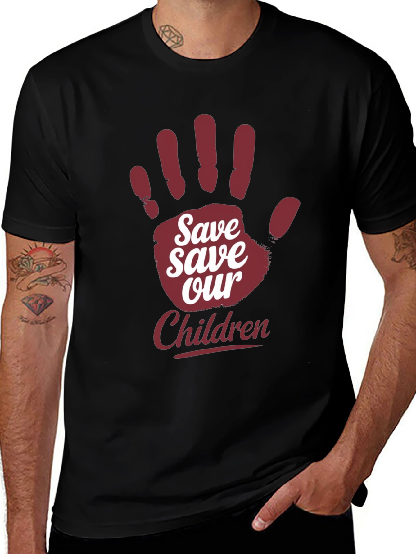 Variant 26 of Save Our Children Graphic T-Shirt