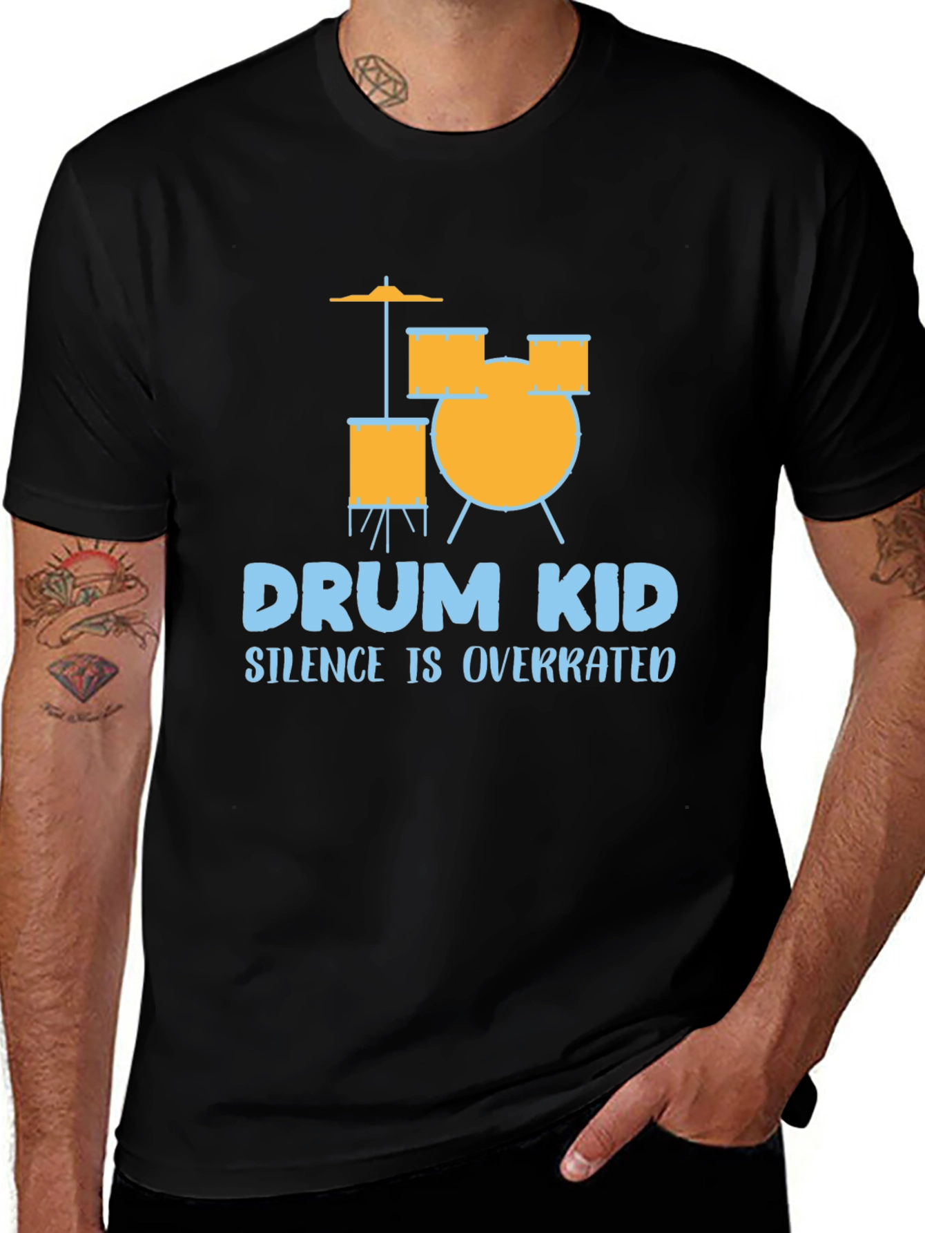 Variant 14 of Drum Kid T-Shirt - Silence is Overrated