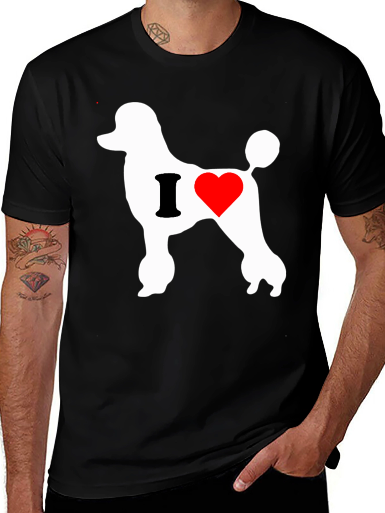 Variant 16 of I Love Poodles T-Shirt