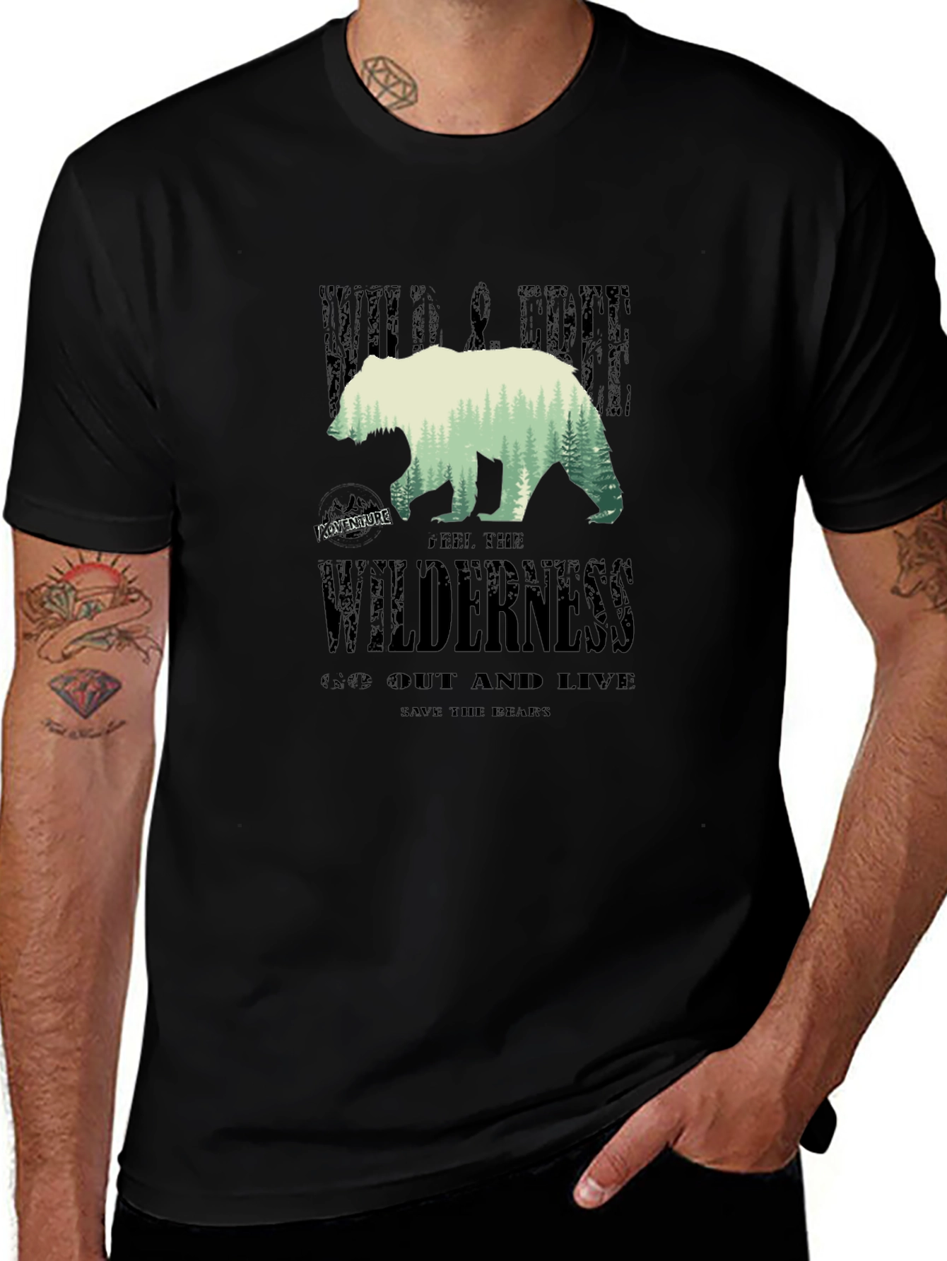 Variant 6 of Wilderness Adventure Graphic Tee