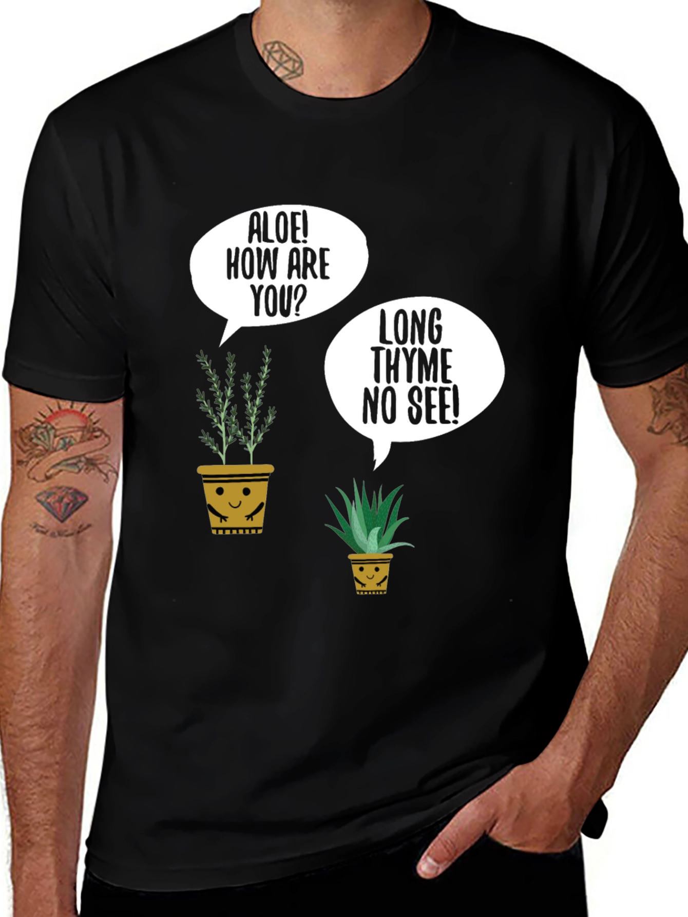 Aloe and Thyme Pun T-Shirt