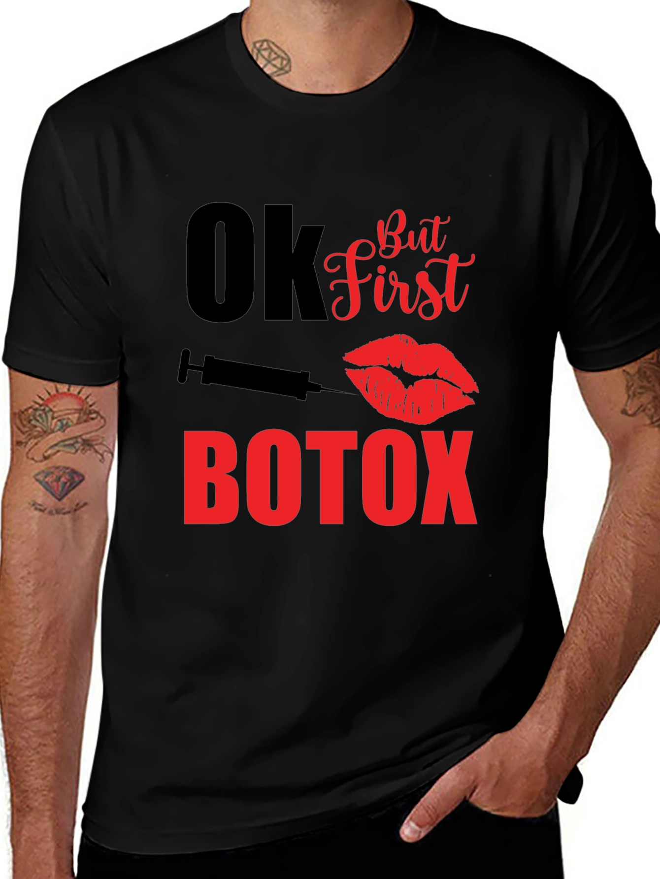 Variant 19 of Ok But First Botox T-Shirt