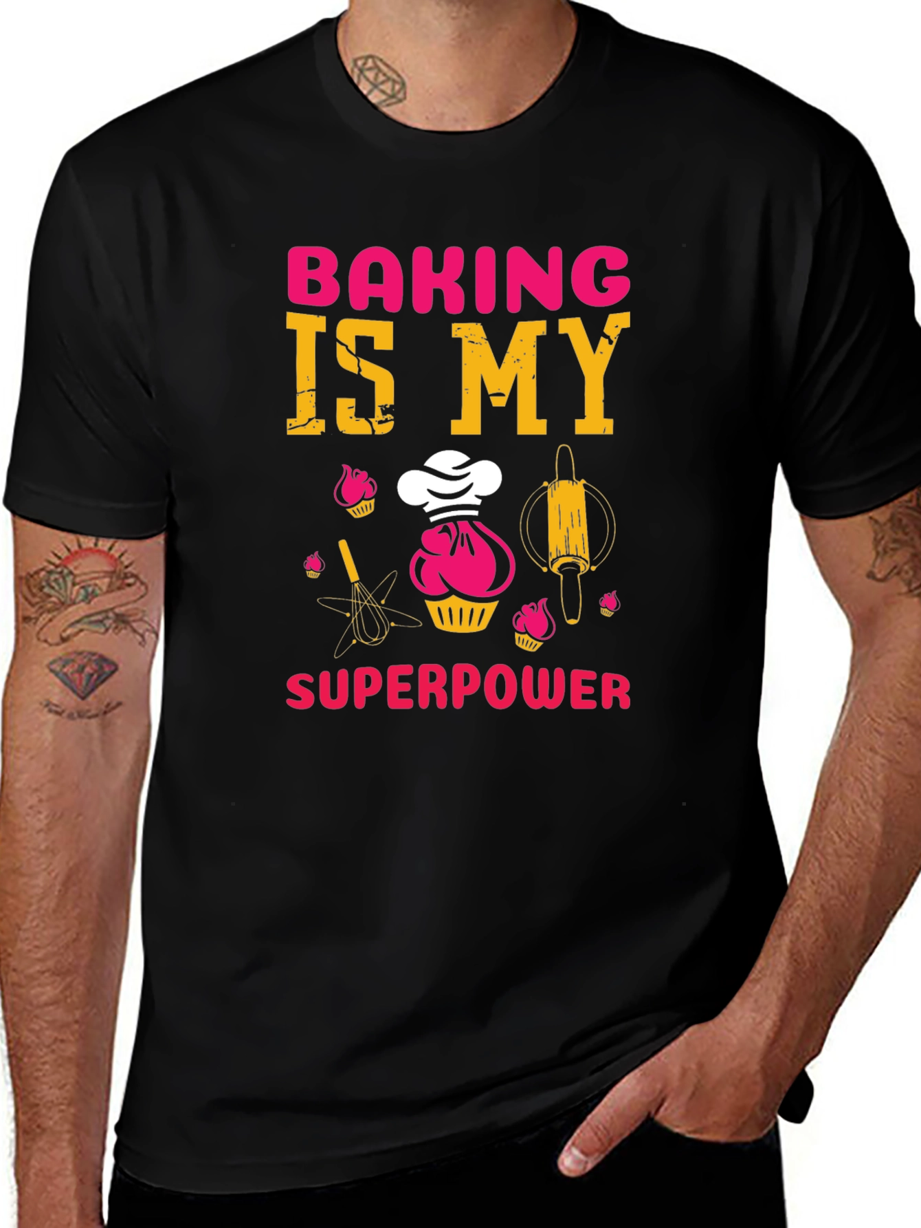 Variant 22 of Baking is My Superpower Graphic T-Shirt