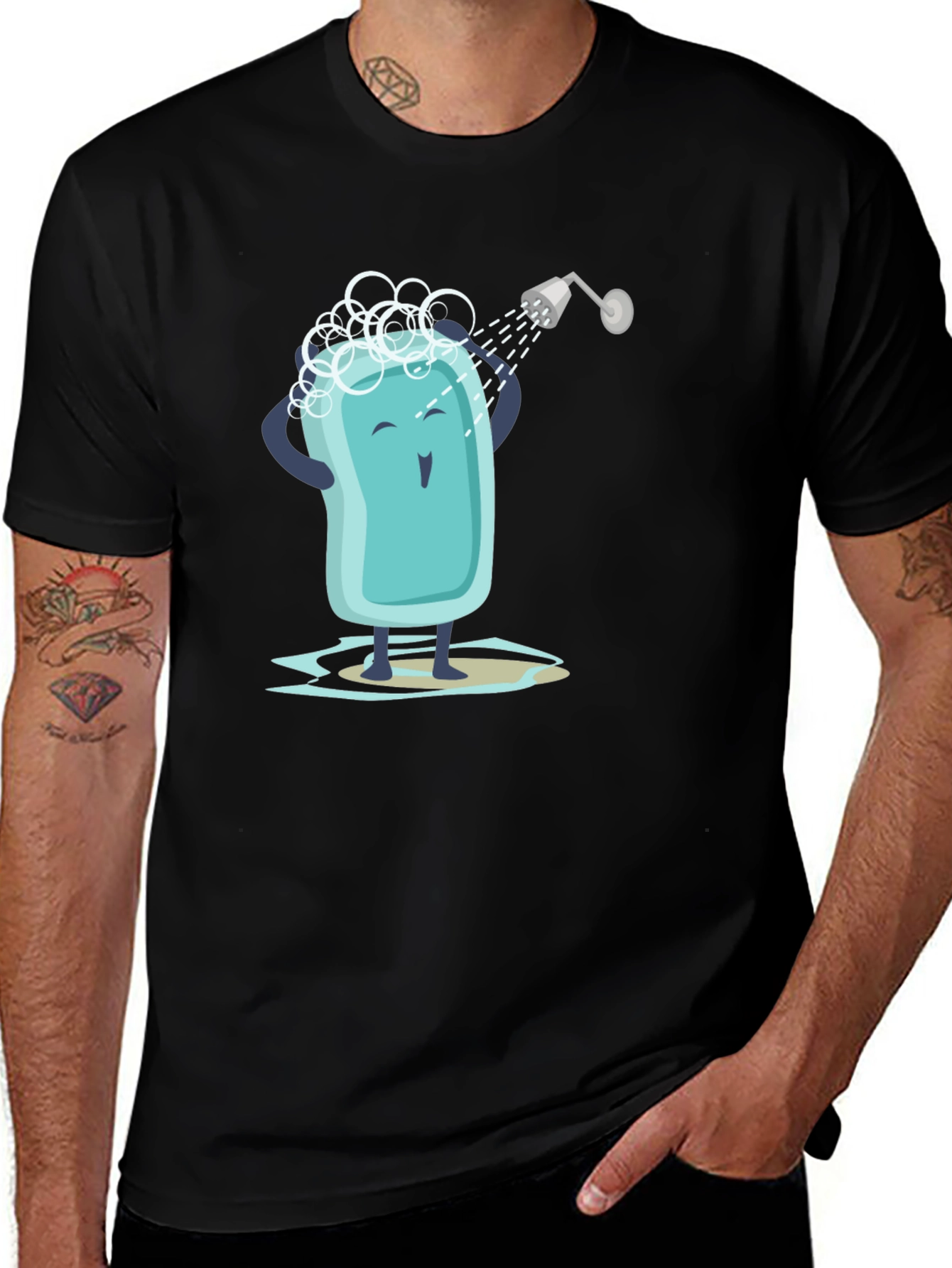 Variant 5 of Funny Soap Cartoon T-Shirt