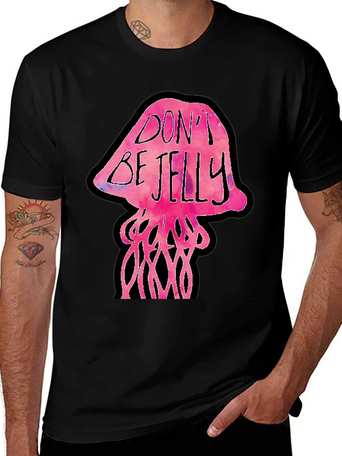 Variant 3 of Don't Be Jelly T-Shirt - Fun Graphic Tee