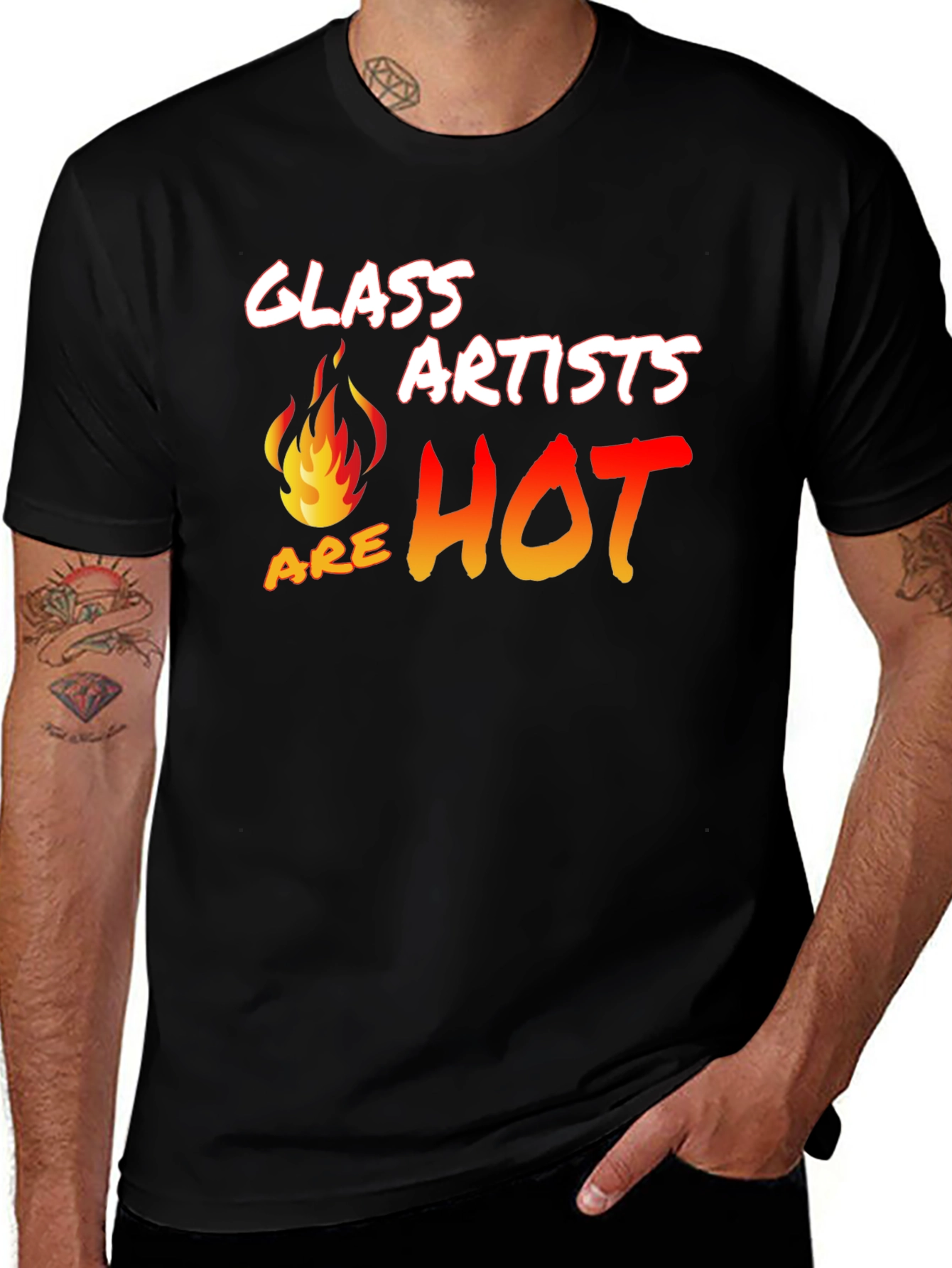 Variant 10 of Glass Artists Are Hot T-Shirt