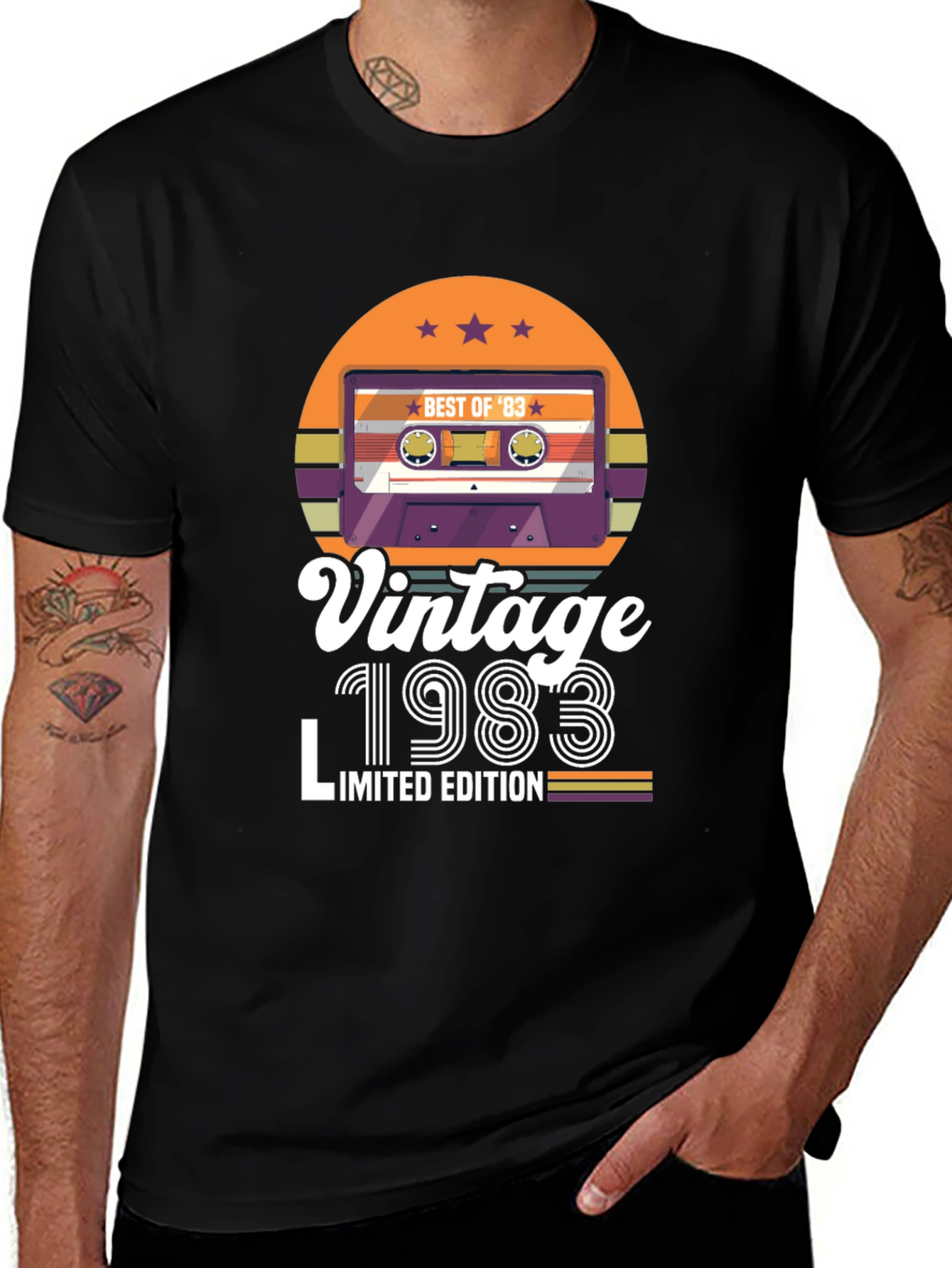 Variant 26 of Vintage 1983 Limited Edition Cassette T-Shirt