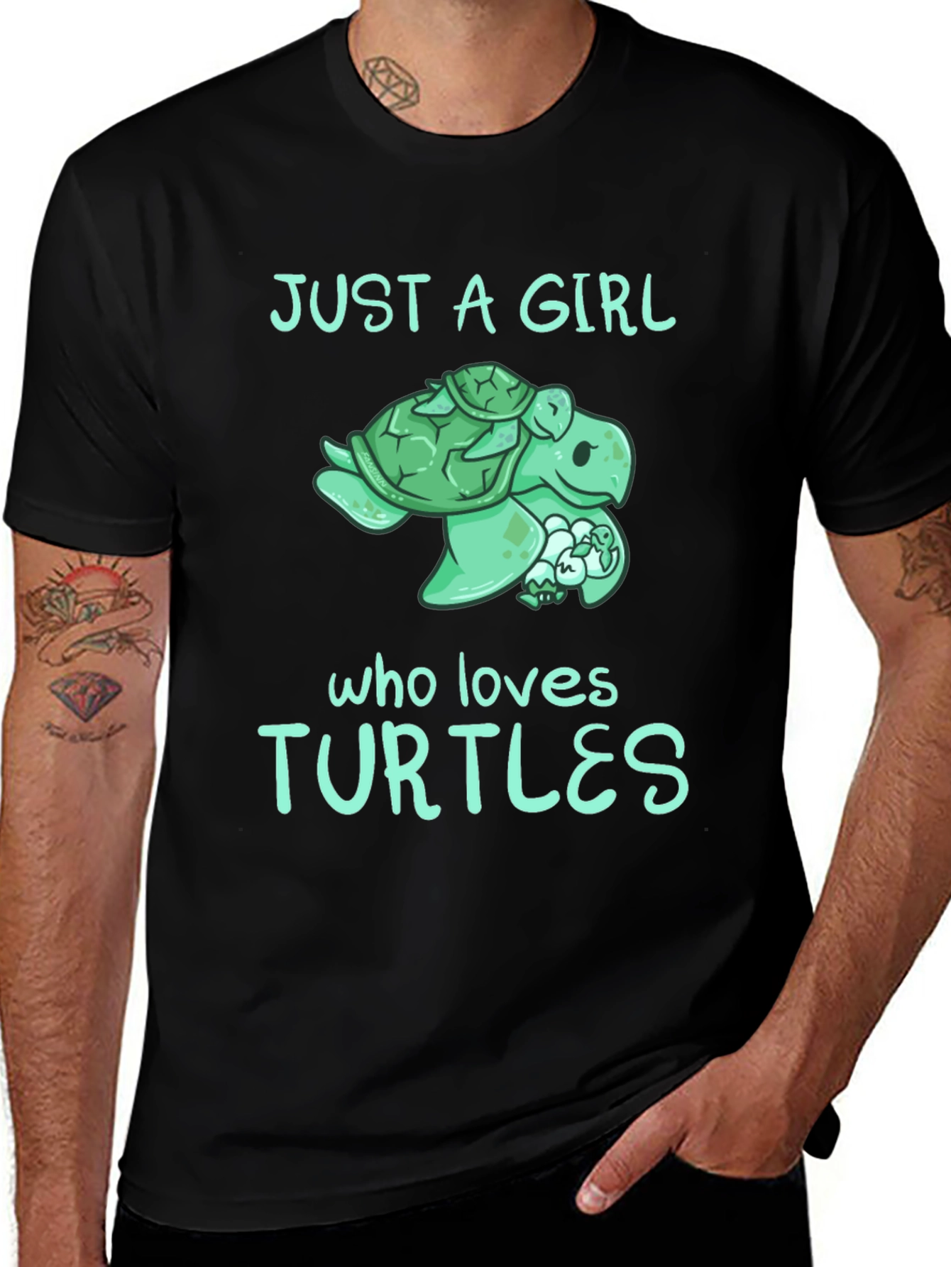 Variant 11 of Just A Girl Who Loves Turtles T-Shirt