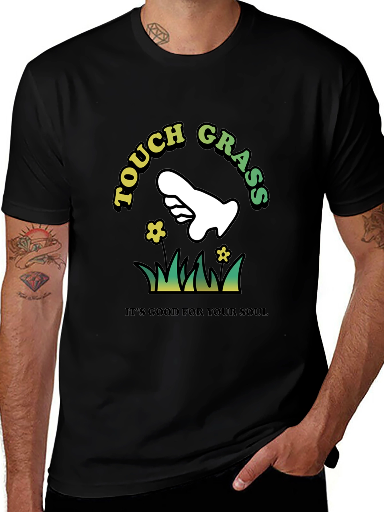 Touch Grass T-Shirt: Good for Your Soul