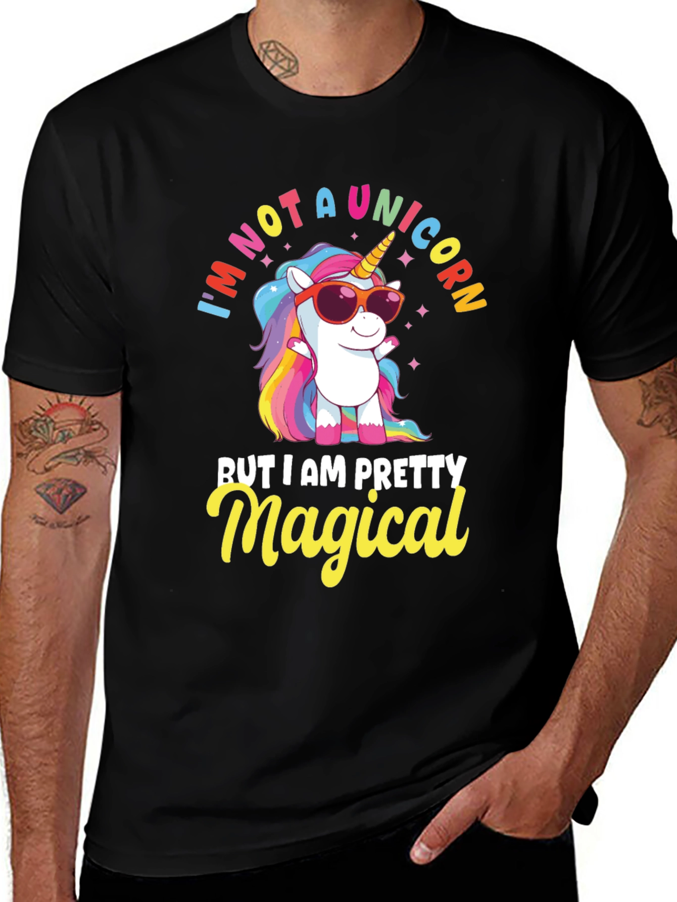 Variant 10 of Unicorn Magical Graphic T-Shirt