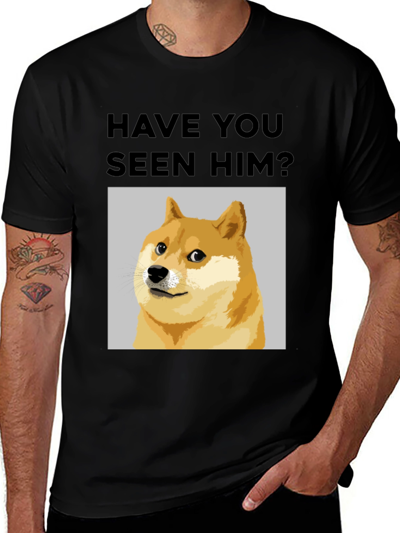 Variant 14 of Have You Seen Him? Doge Meme T-Shirt