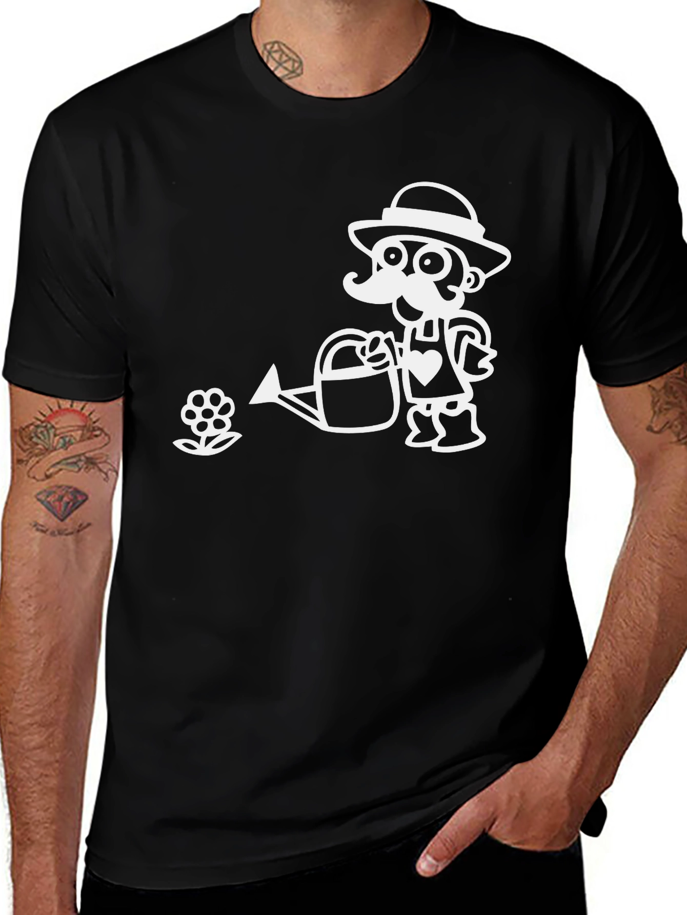Variant 6 of Gardener Graphic T-Shirt - Whimsical Design