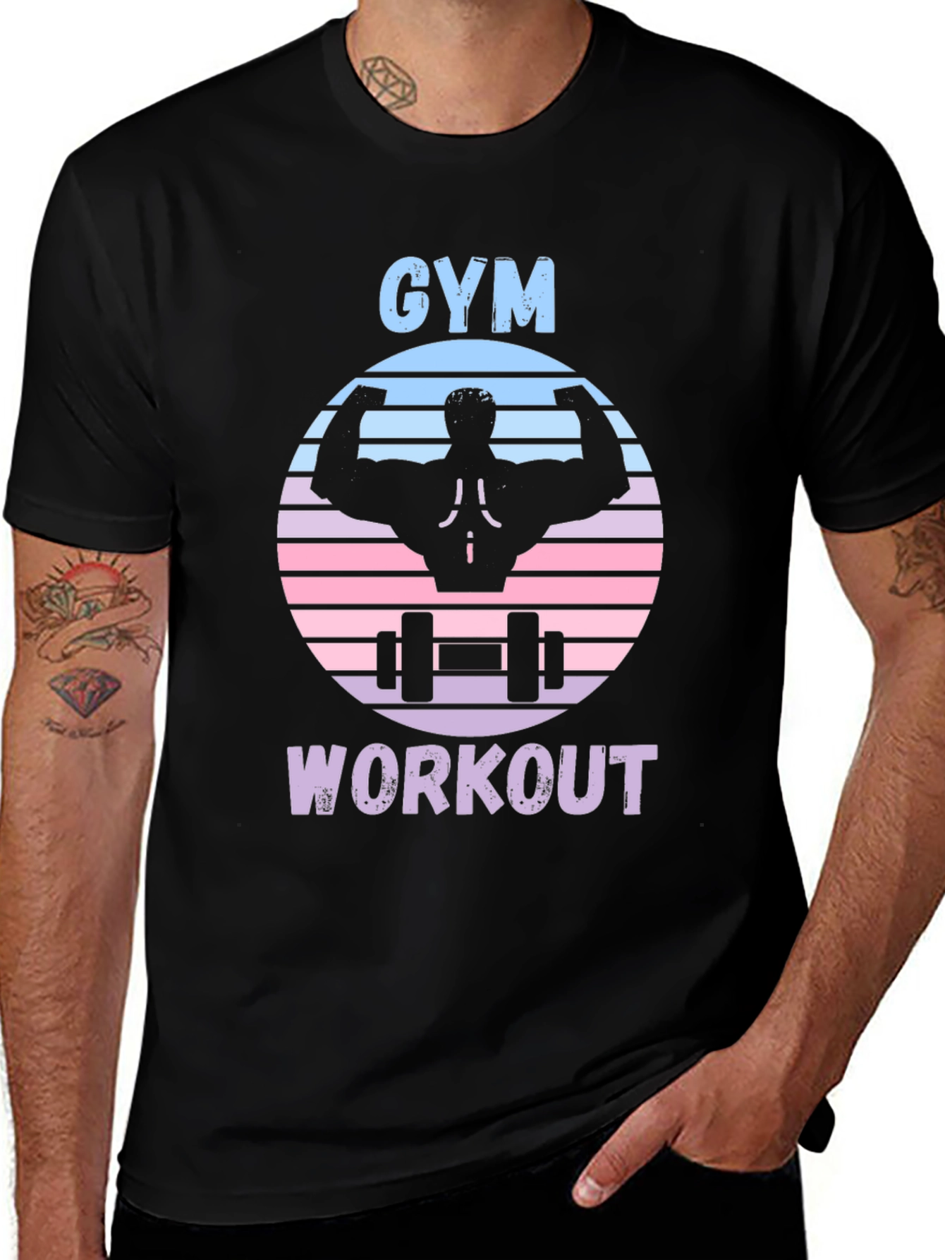 Variant 30 of Gym Workout Graphic Tee