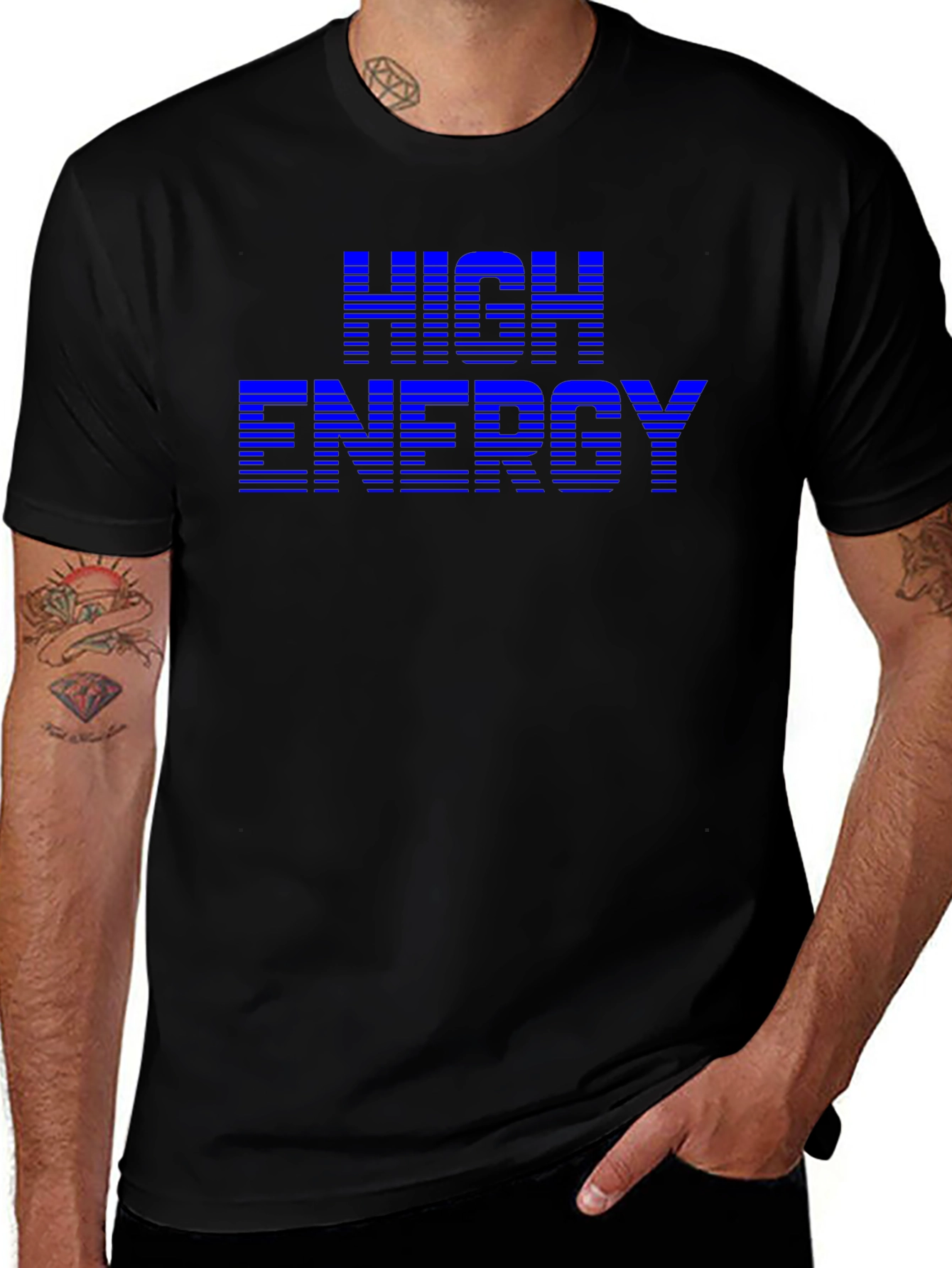 Variant 20 of High Energy Graphic Tee - Bold & Vibrant Design