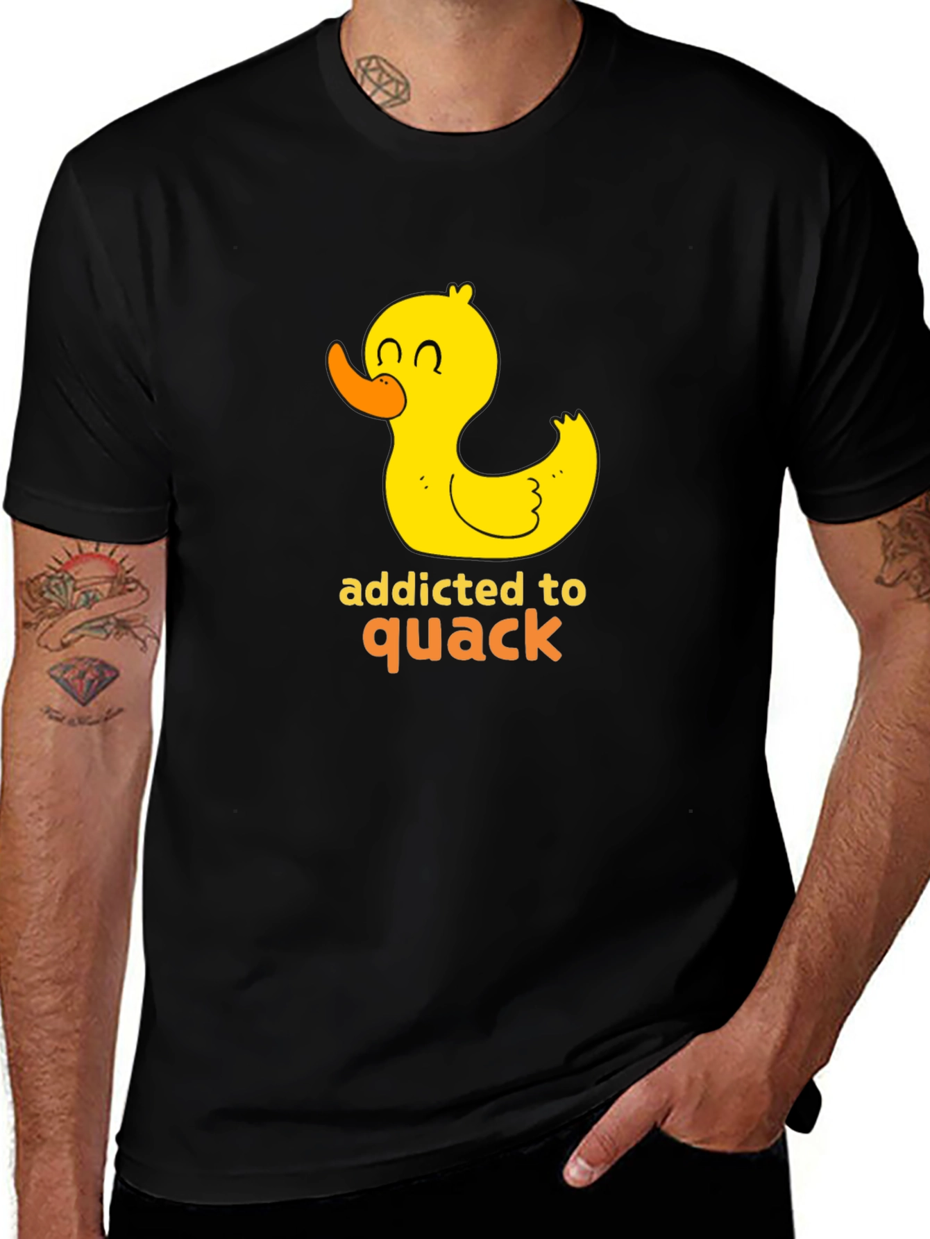 Variant 28 of Addicted To Quack Duck Graphic T-Shirt