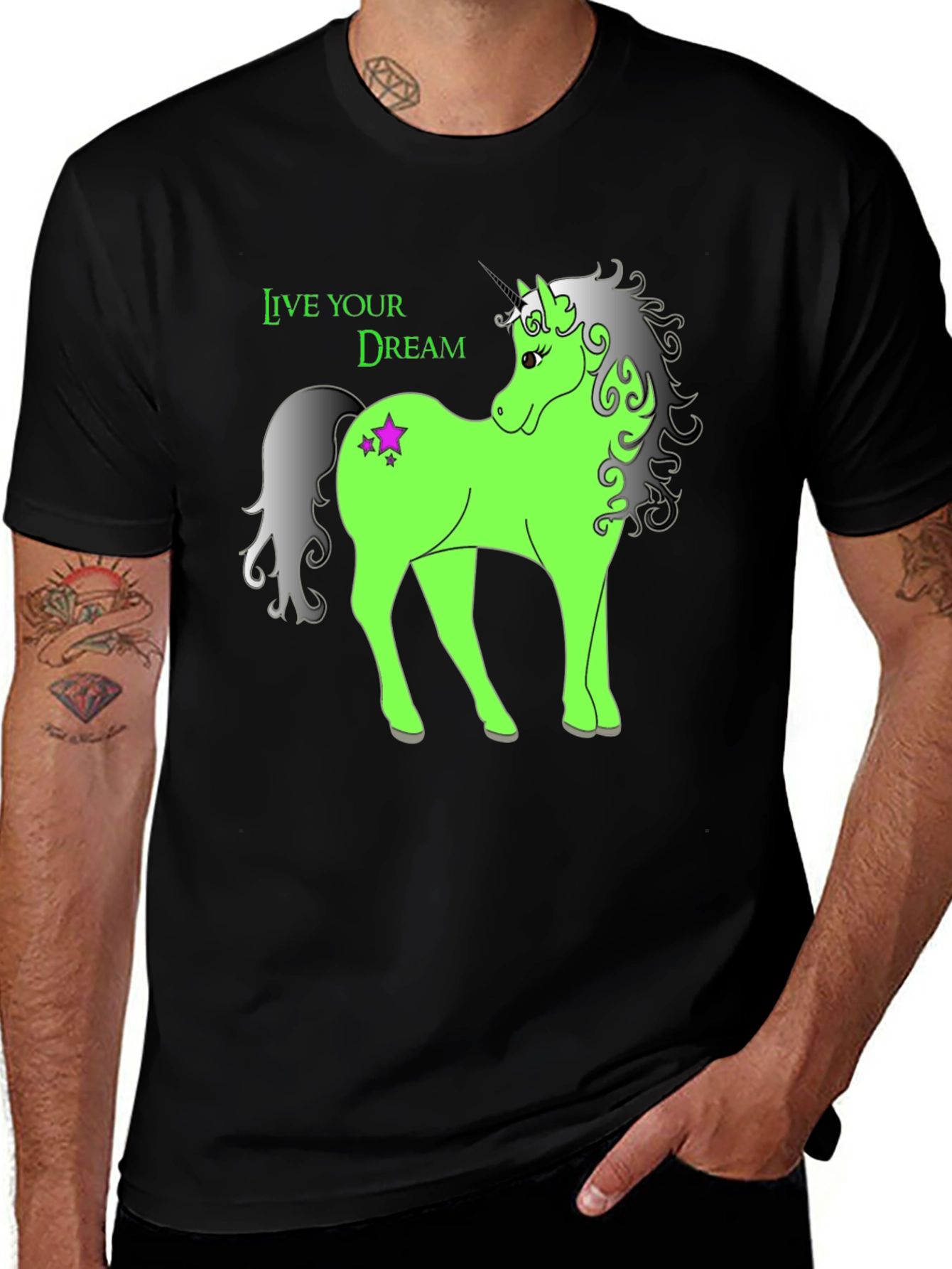 Variant 10 of Unicorn Dream Graphic T-Shirt
