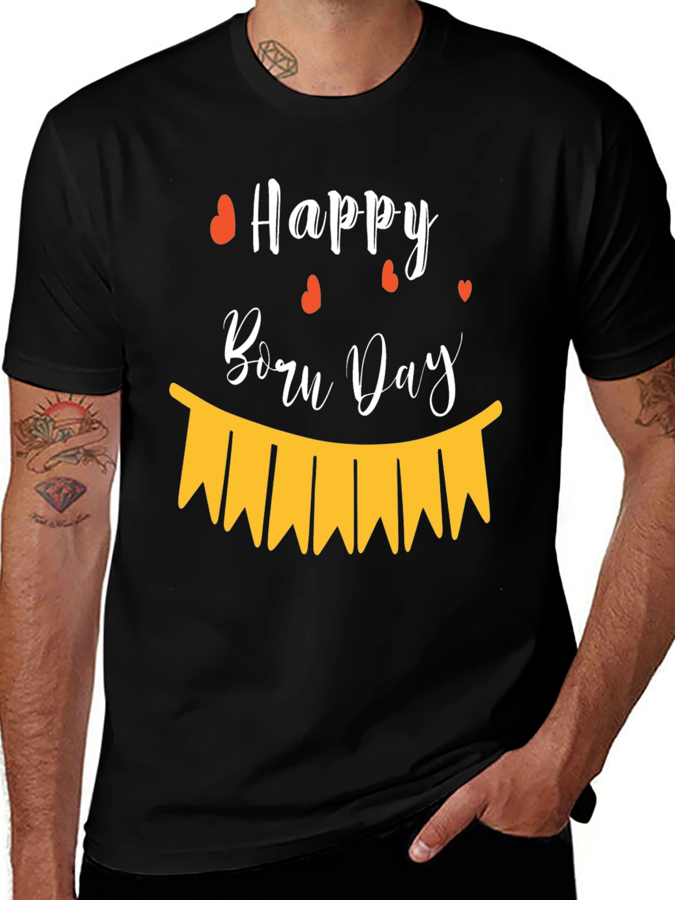 Variant 23 of Happy Born Day Tee - Stylish Celebration Shirt