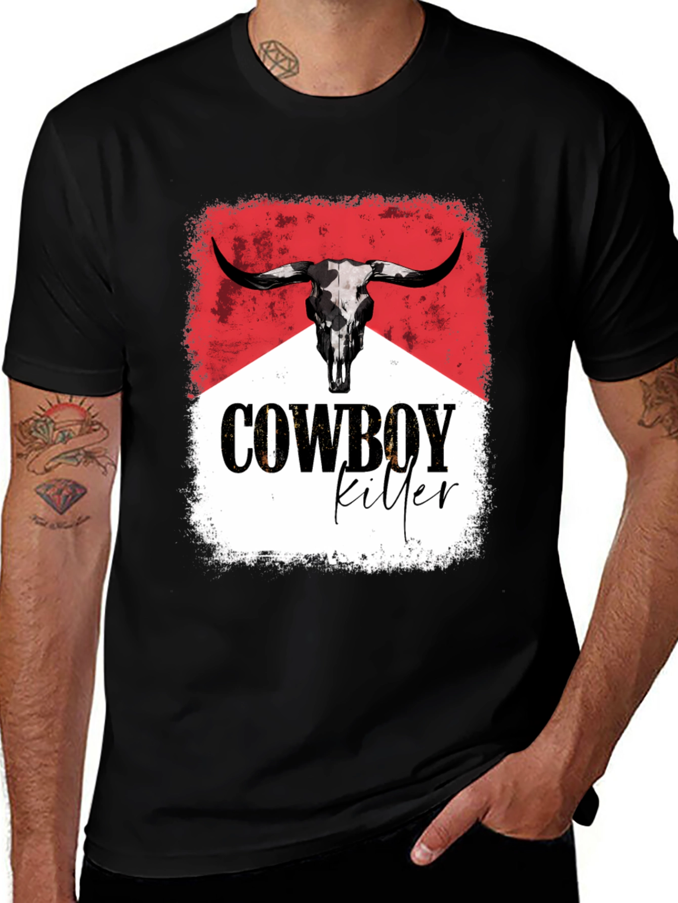 Variant 28 of Cowboy Killer Graphic Tee - Western Style