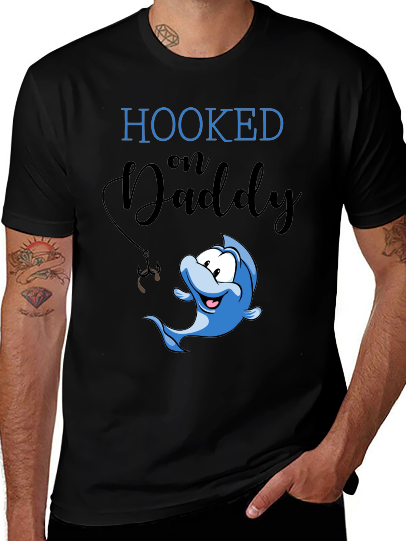 Variant 7 of Hooked on Daddy T-Shirt | Father's Day Gift