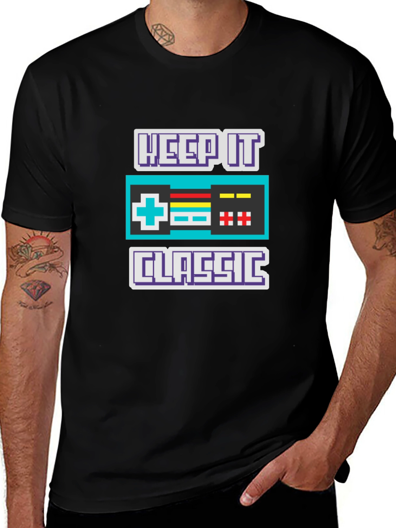 Variant 12 of Keep It Classic Pixel Art T-Shirt