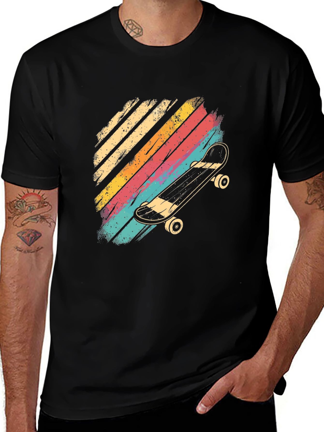 Variant 15 of Retro Skateboard T-Shirt - Vintage Style